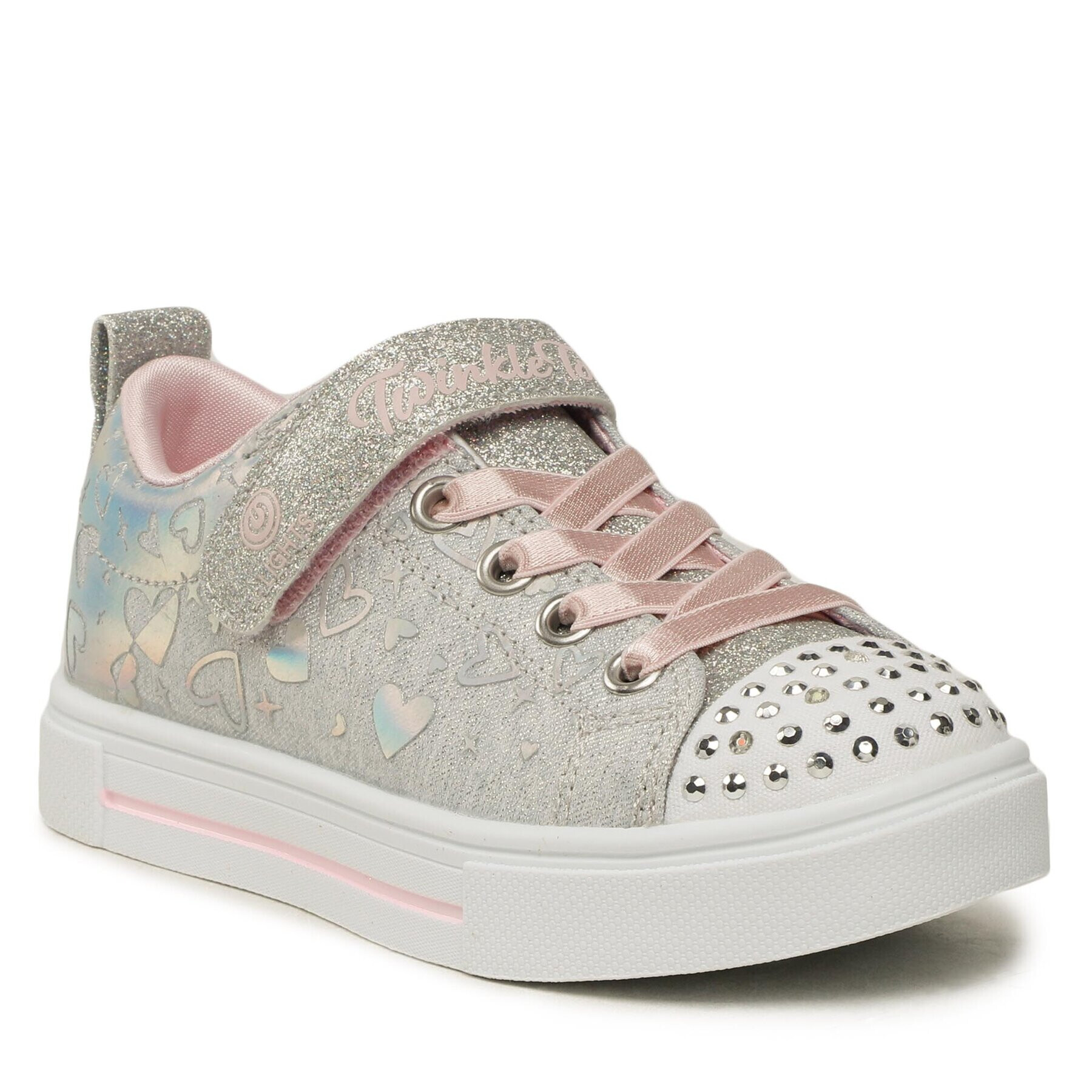 Skechers Superge Heather Charm 314787L/GYSL Srebrna - Pepit.si