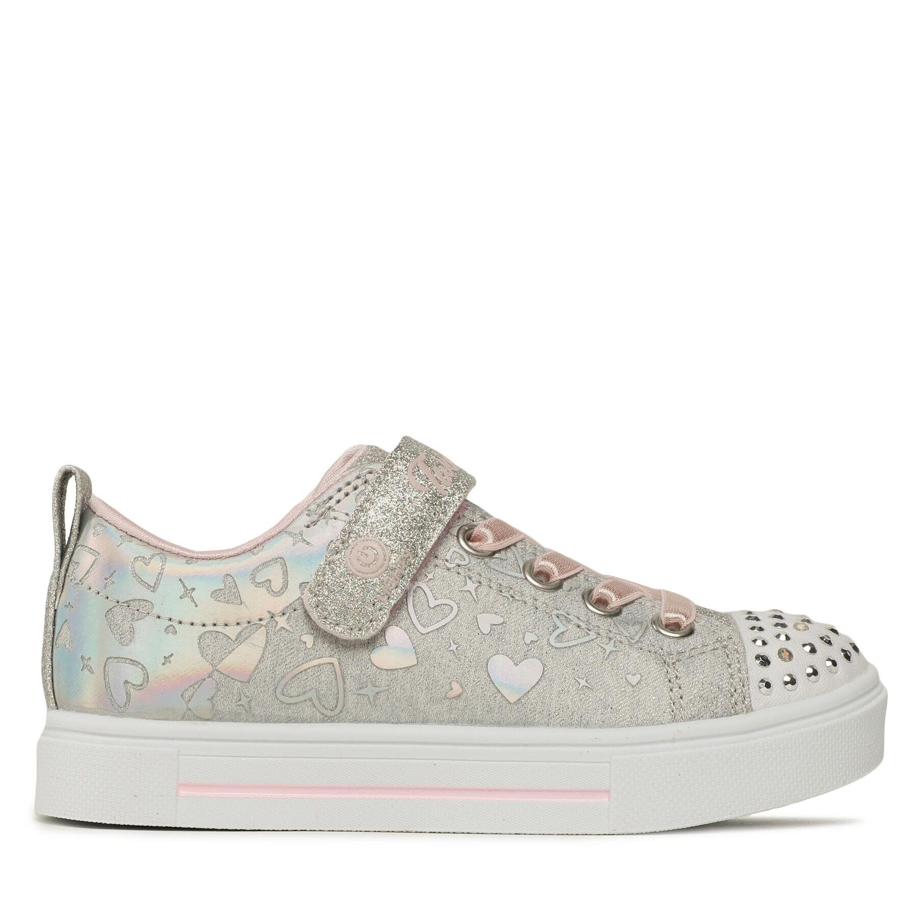 Skechers Superge Heather Charm 314787L/GYSL Srebrna - Pepit.si