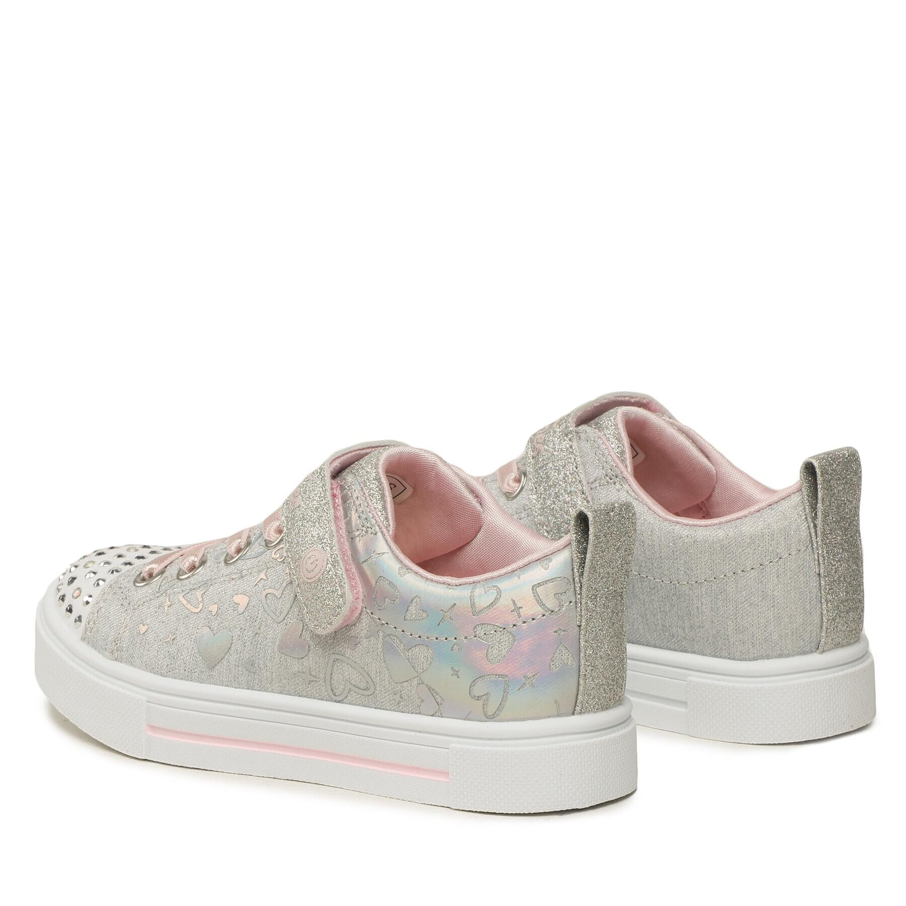 Skechers Superge Heather Charm 314787L/GYSL Srebrna - Pepit.si