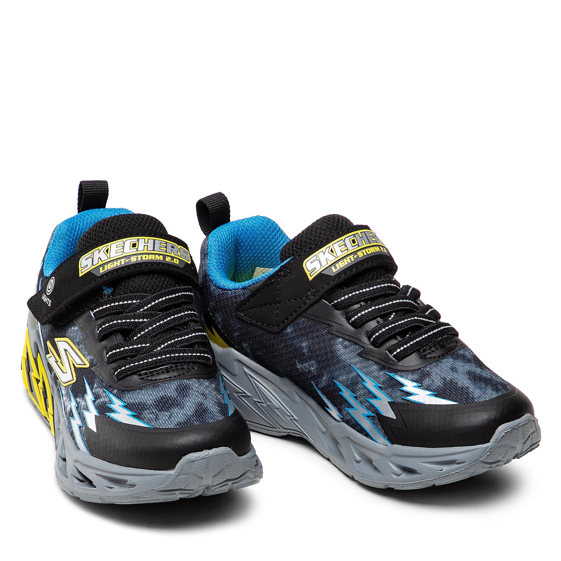 Skechers Superge Light Storm 2.0 400150L/BKBL Črna - Pepit.si