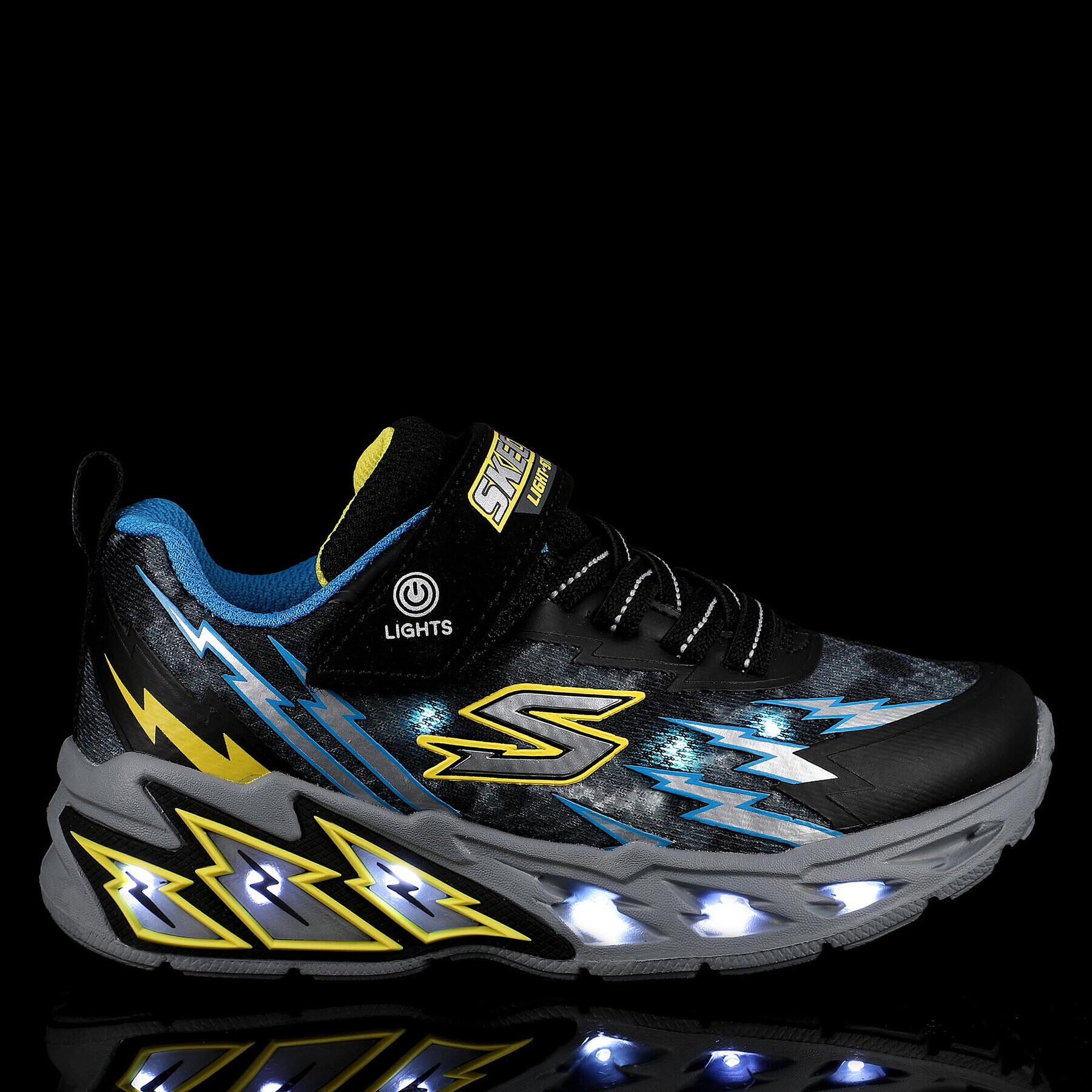 Skechers Superge Light Storm 2.0 400150L/BKBL Črna - Pepit.si