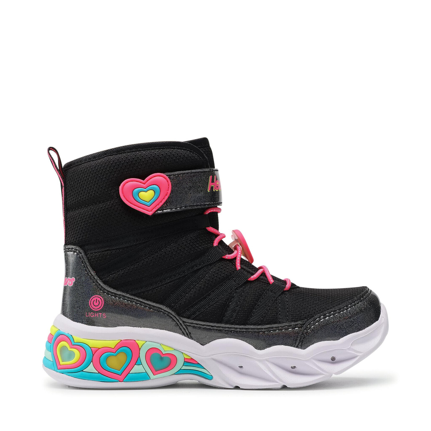 Skechers Superge Love to Shine 302661L/BKHP Črna - Pepit.si