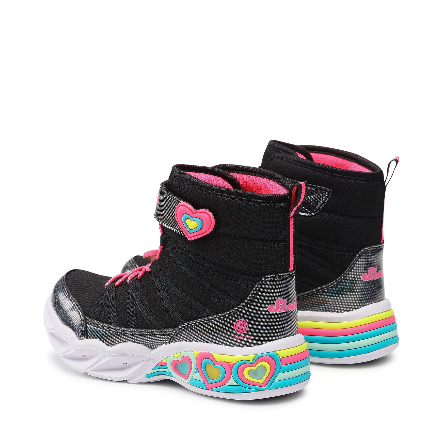 Skechers Superge Love to Shine 302661L/BKHP Črna - Pepit.si