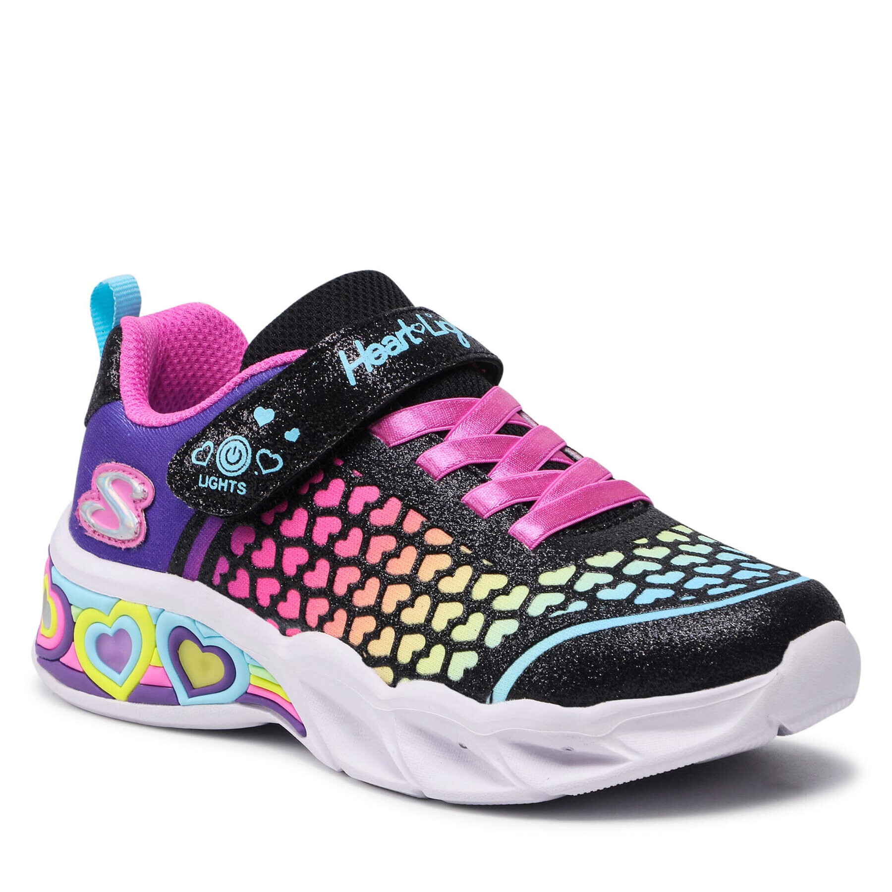 Skechers Superge Lovely Colors 302312L/BKMT Črna - Pepit.si