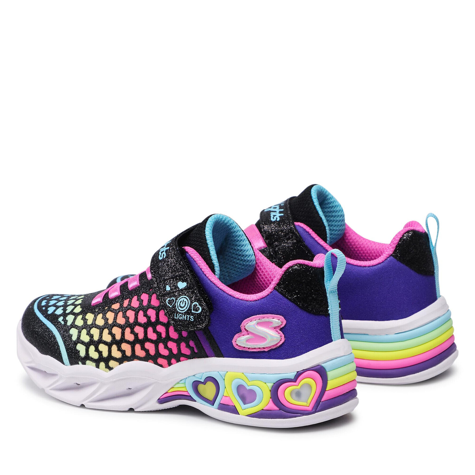 Skechers Superge Lovely Colors 302312L/BKMT Črna - Pepit.si