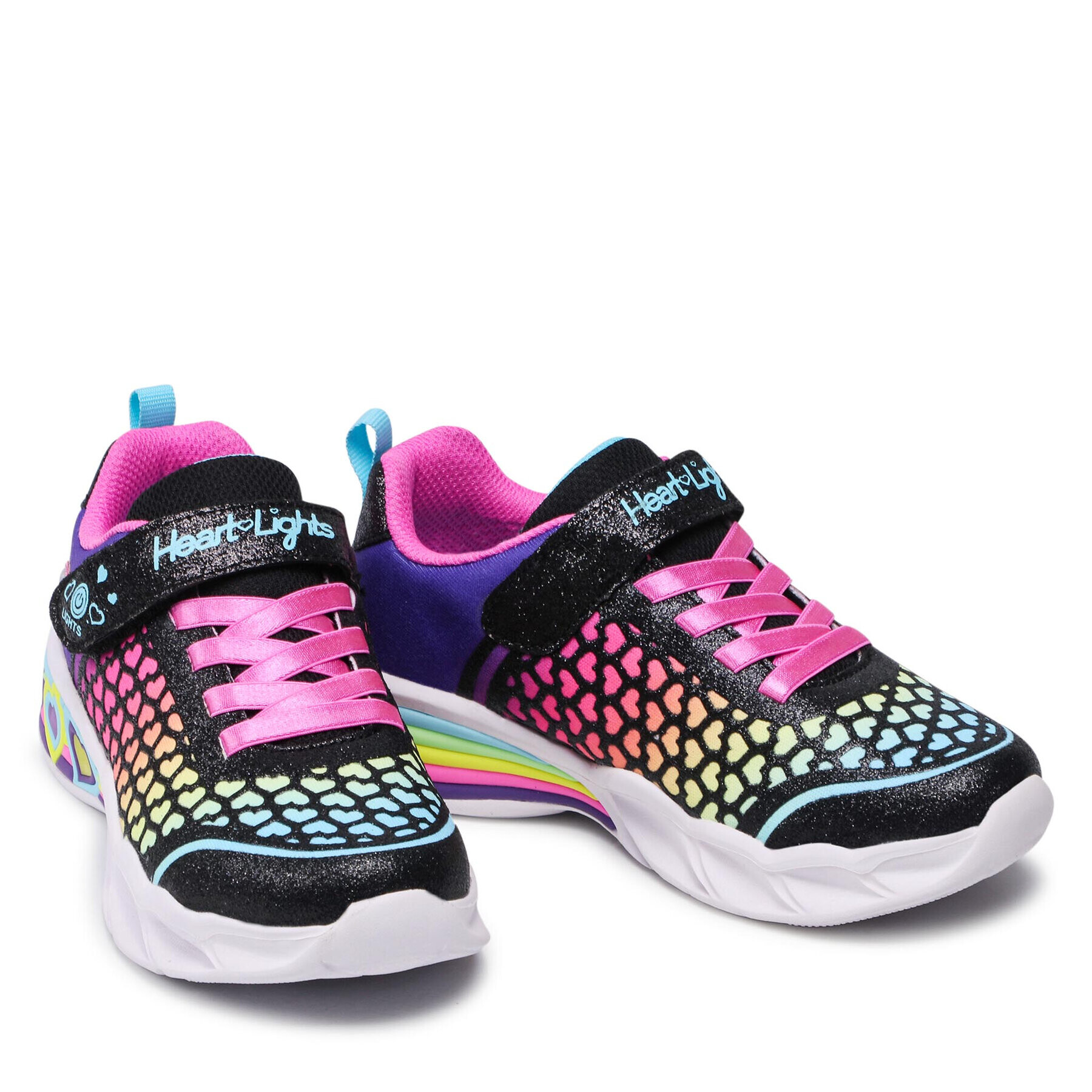 Skechers Superge Lovely Colors 302312L/BKMT Črna - Pepit.si