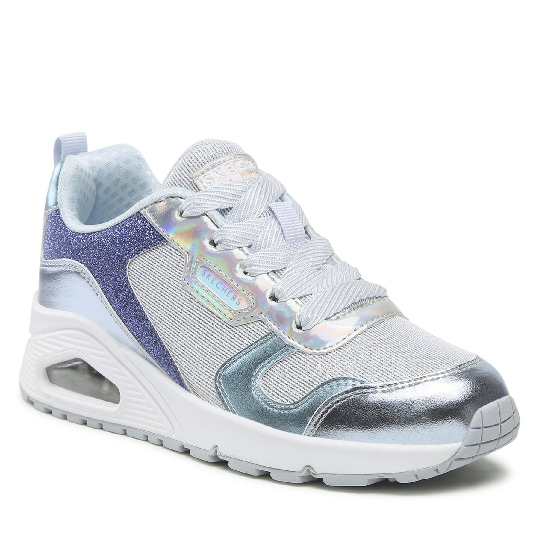 Skechers Superge Metallic Remix 310513L/LBMT Srebrna - Pepit.si