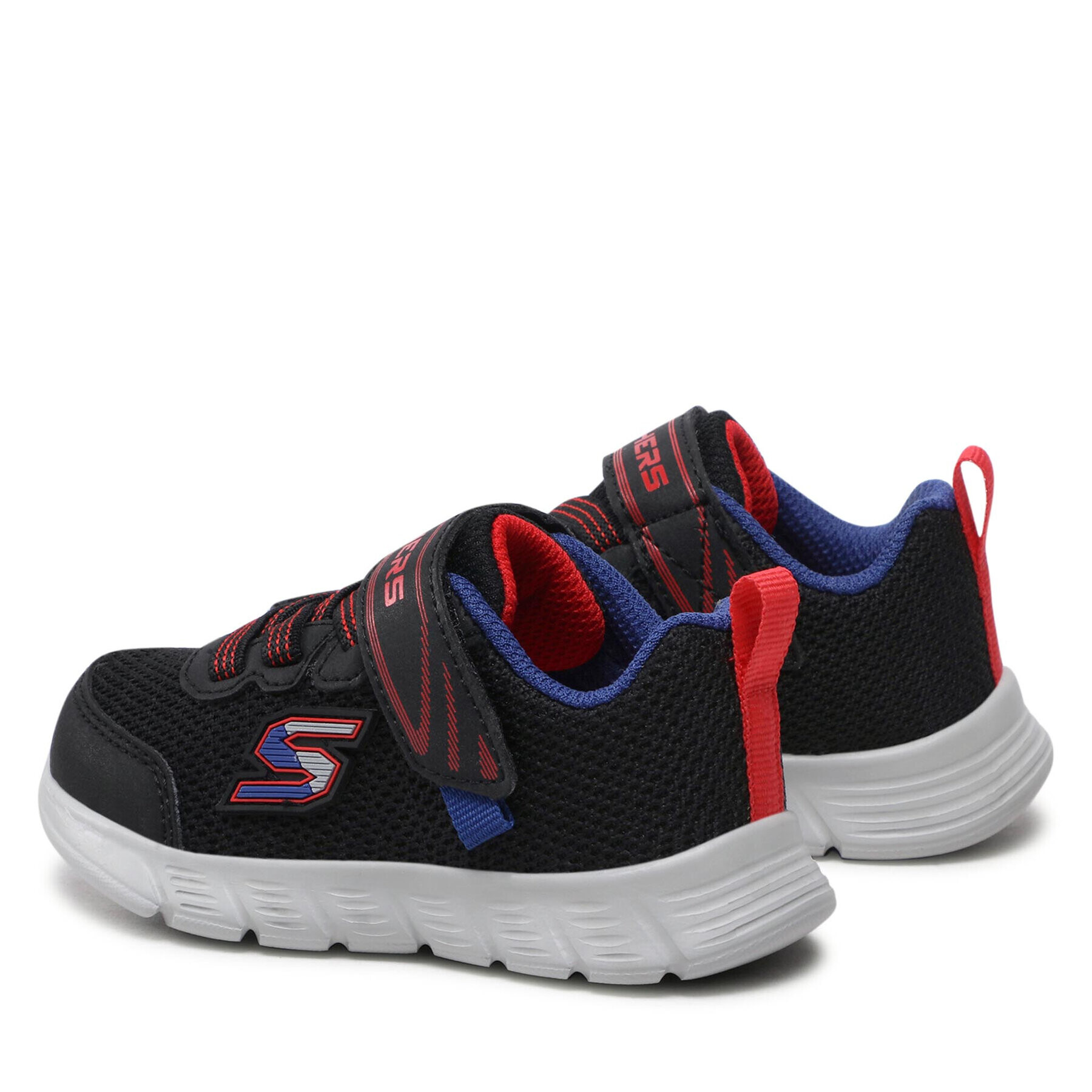 Skechers Superge Mini Trainer 407305N/BKRB Črna - Pepit.si