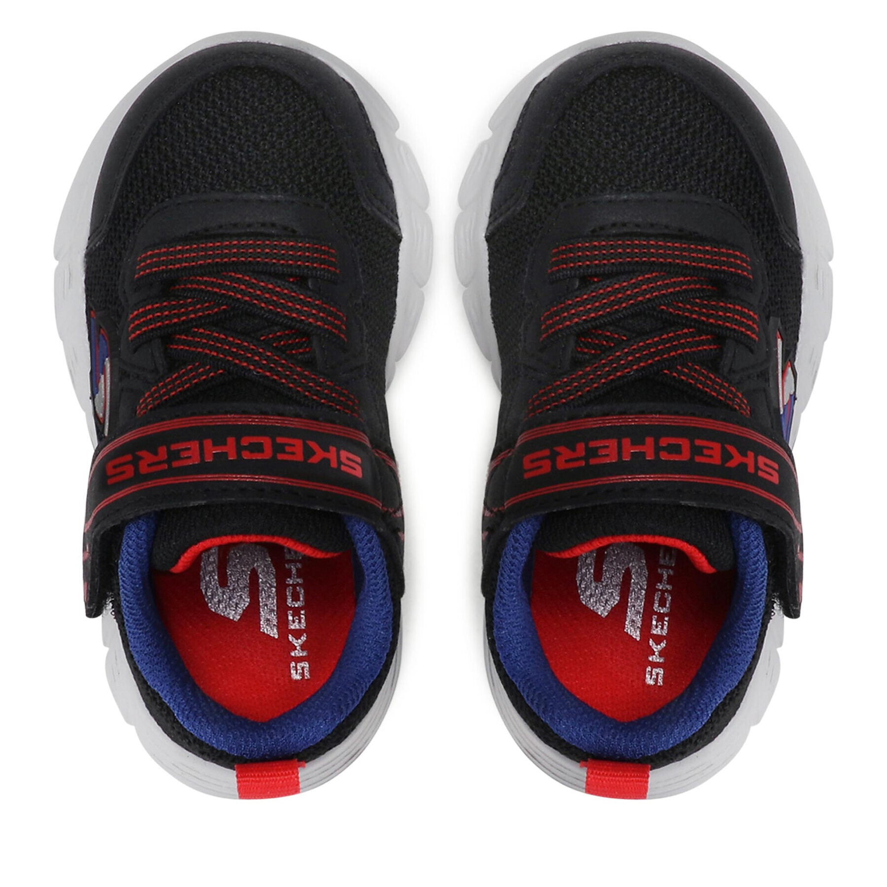 Skechers Superge Mini Trainer 407305N/BKRB Črna - Pepit.si