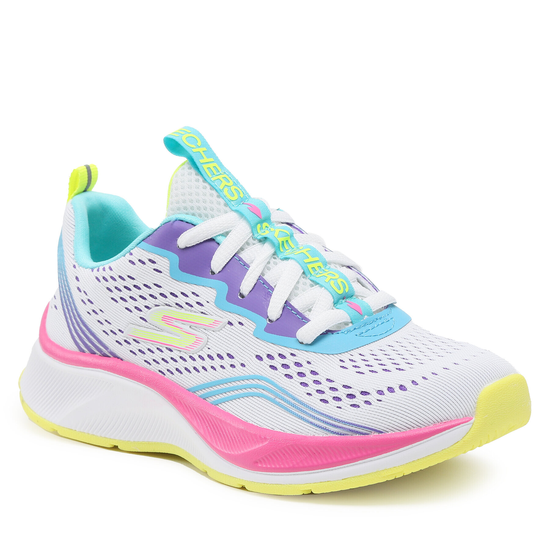 Skechers Superge Radiant Squad 303651L/WMLT Bela - Pepit.si