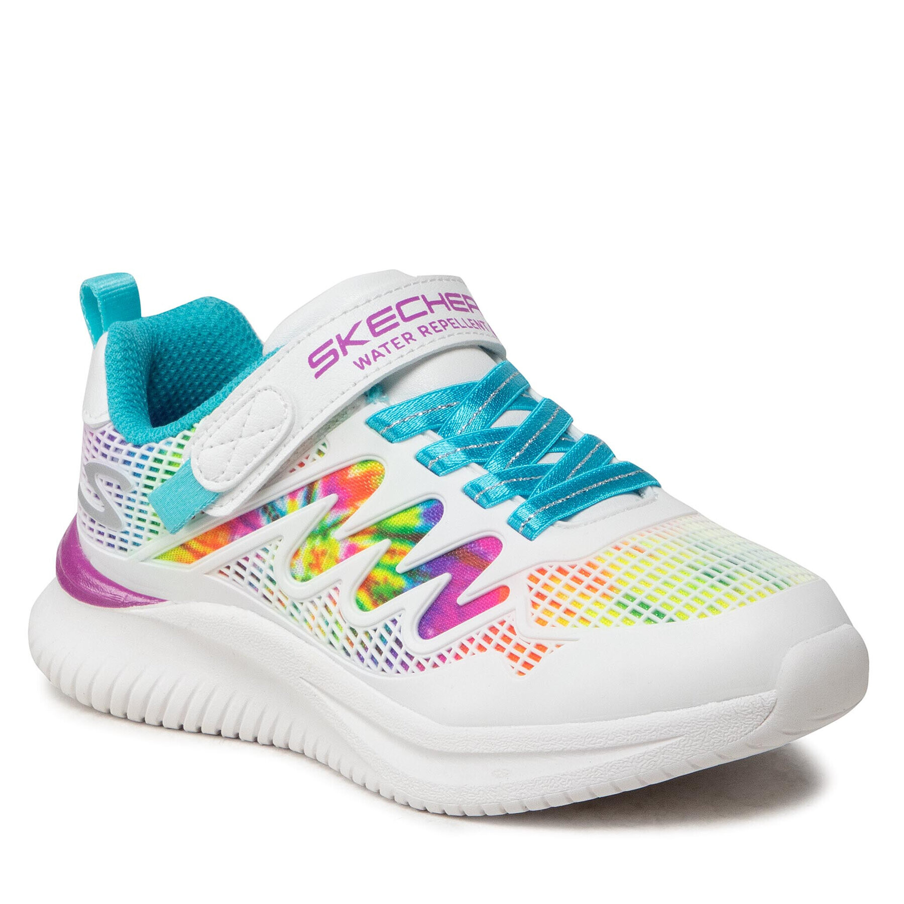 Skechers Superge Radiant Swirl 302434L/WMLT Bela - Pepit.si