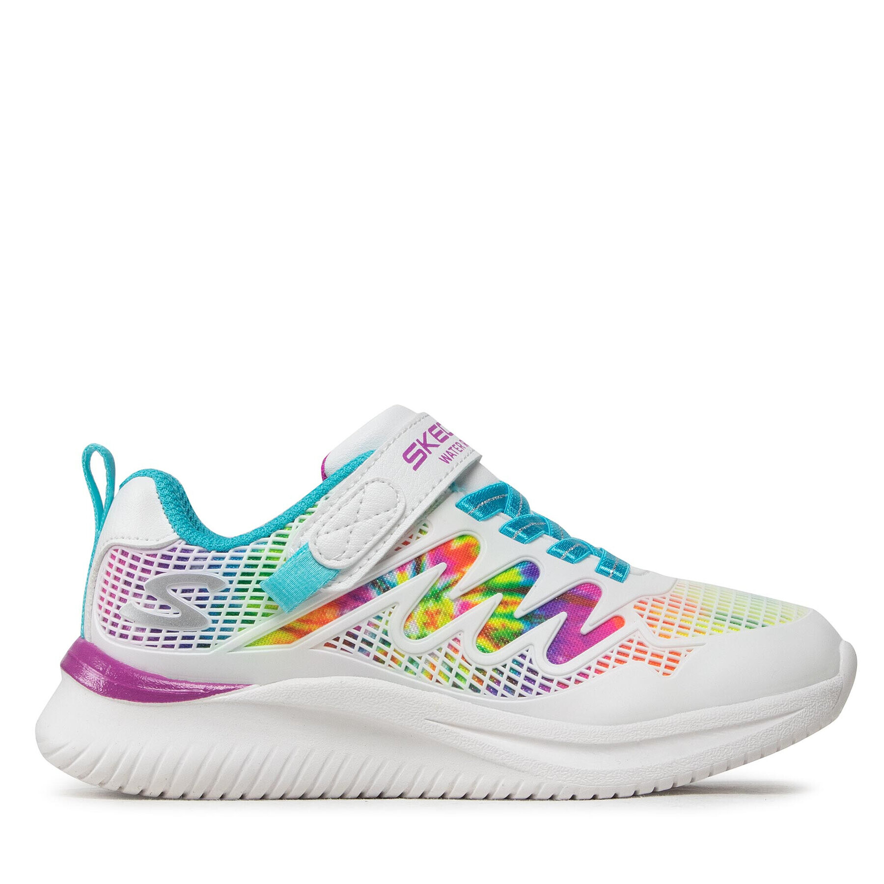 Skechers Superge Radiant Swirl 302434L/WMLT Bela - Pepit.si