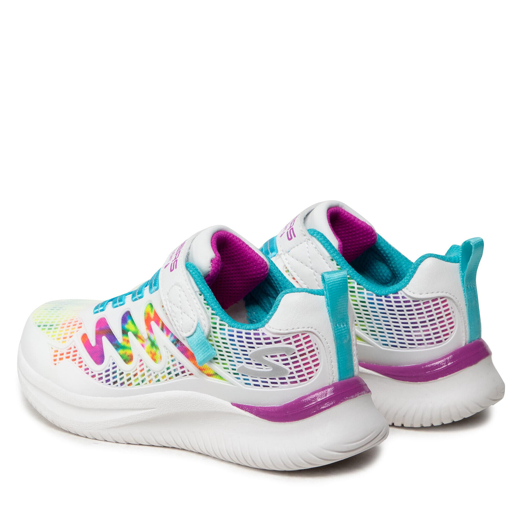 Skechers Superge Radiant Swirl 302434L/WMLT Bela - Pepit.si