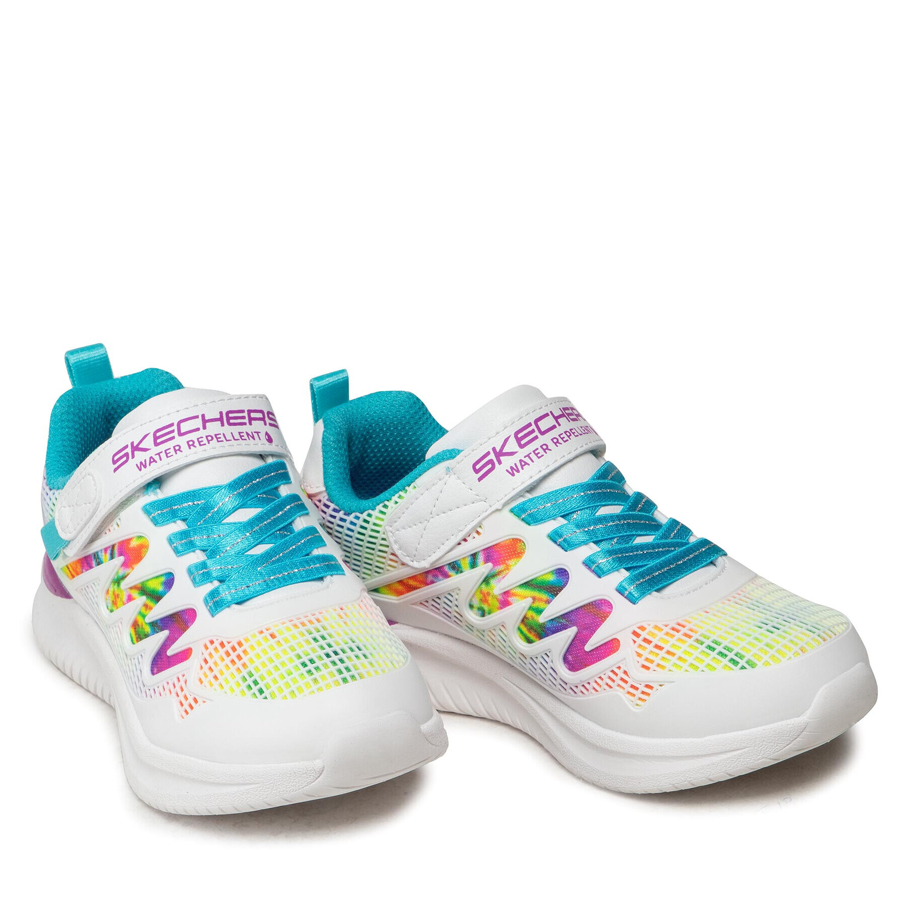 Skechers Superge Radiant Swirl 302434L/WMLT Bela - Pepit.si