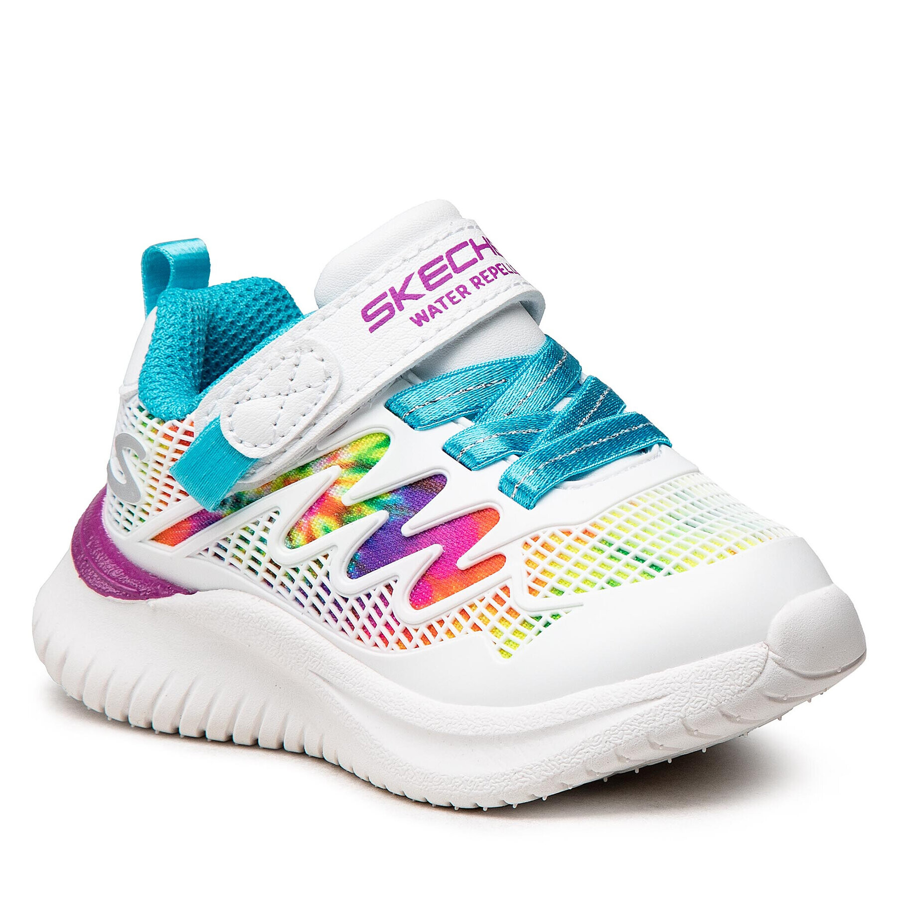 Skechers Superge Radiant Swirl 302434N/WMLT Bela - Pepit.si