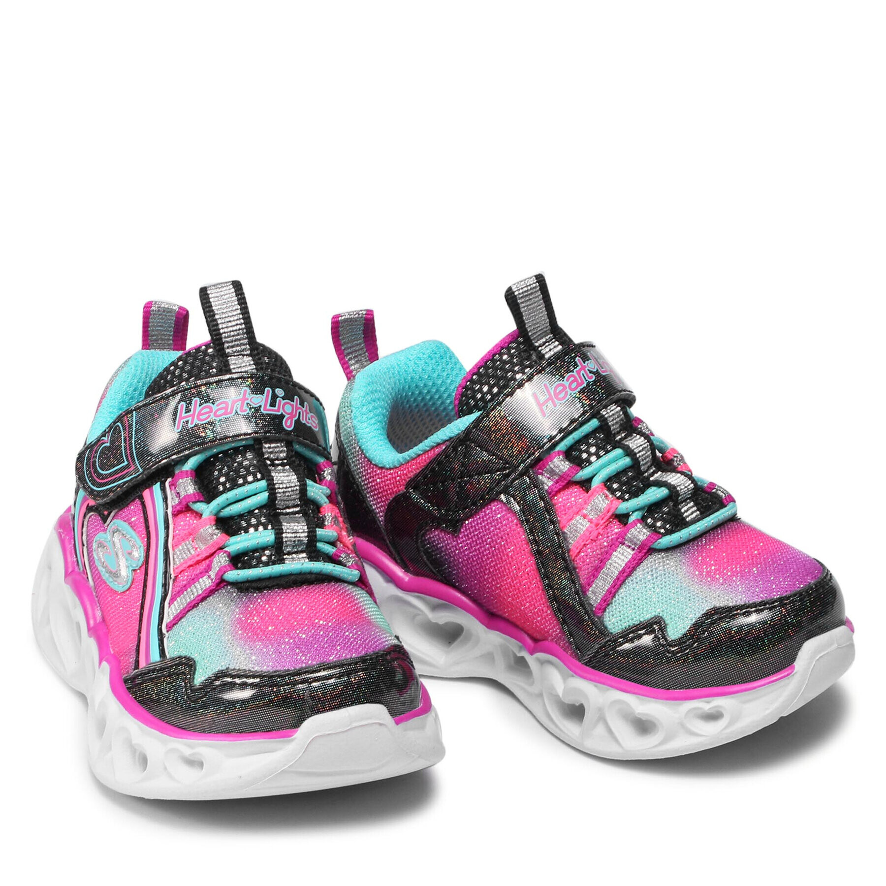 Skechers Superge Rainbow Lux 302308N/BKMT Roza - Pepit.si