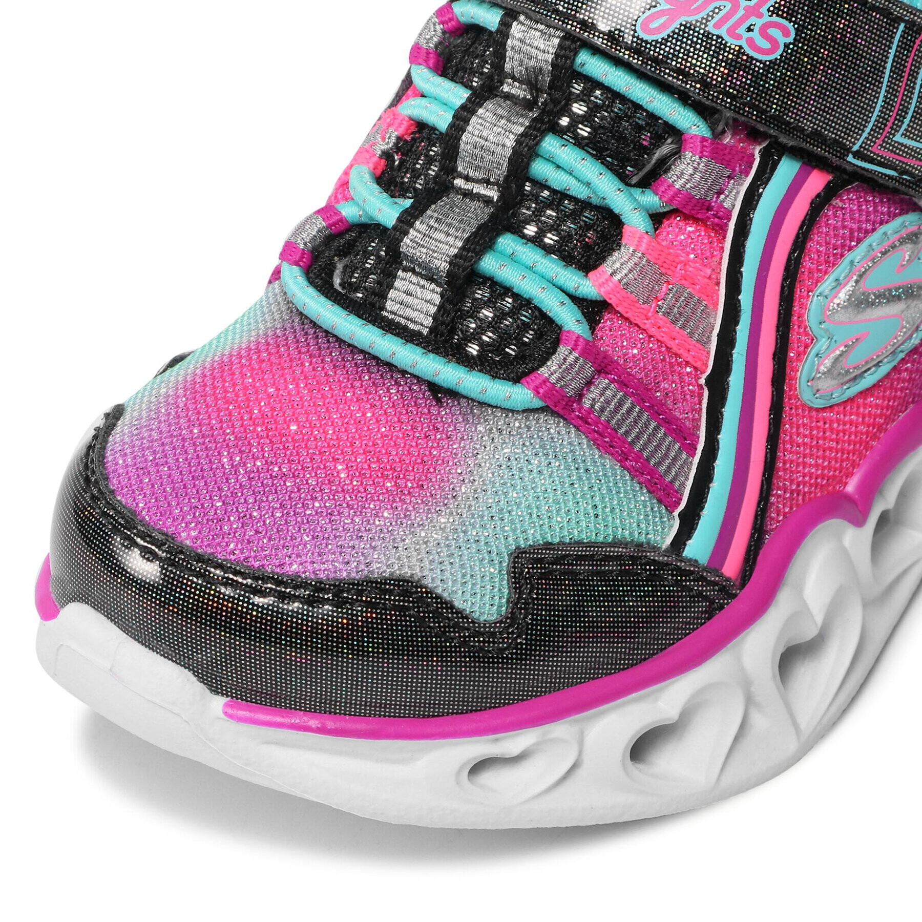 Skechers Superge Rainbow Lux 302308N/BKMT Roza - Pepit.si