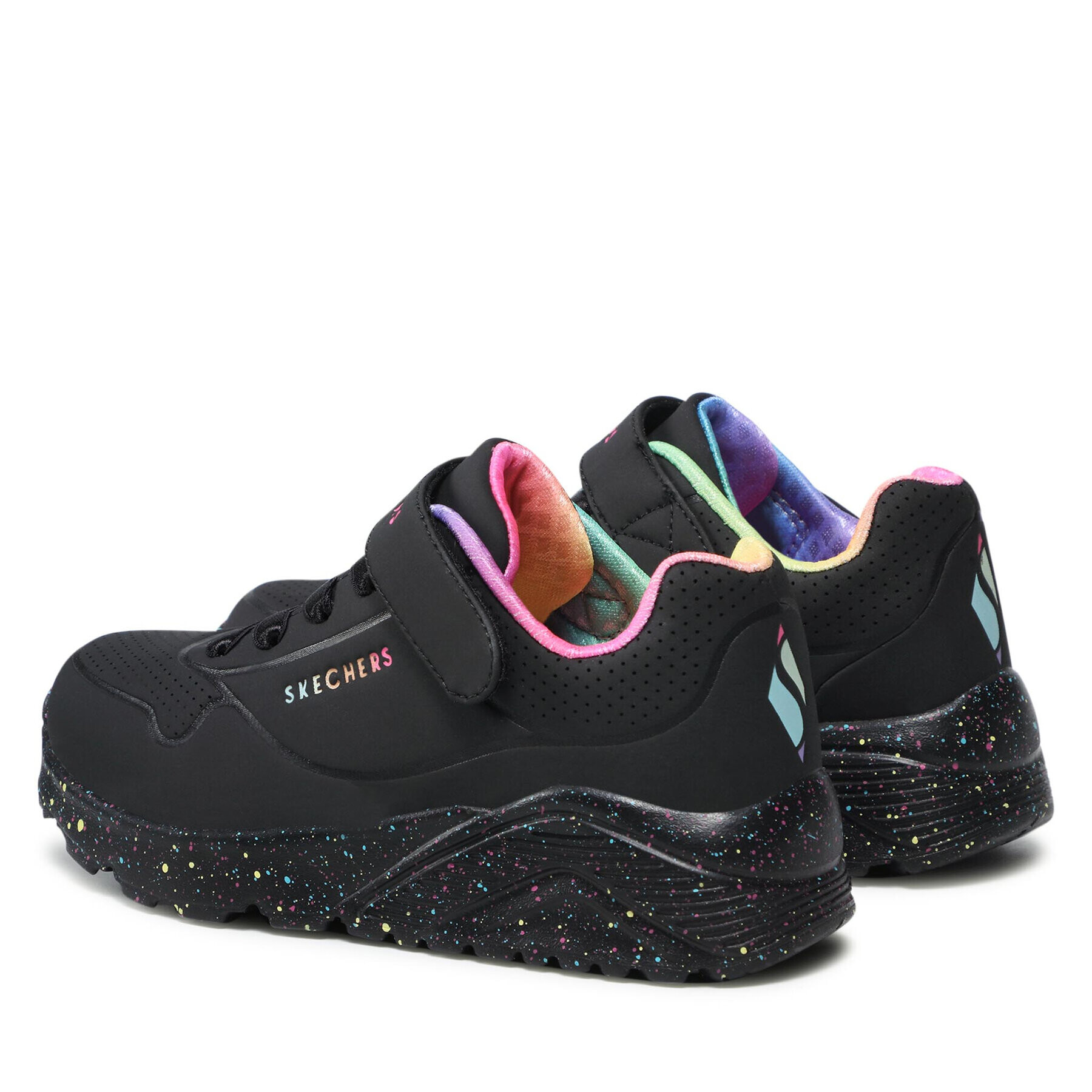 Skechers Superge Rainbow Specks 310457L/BKMT Črna - Pepit.si