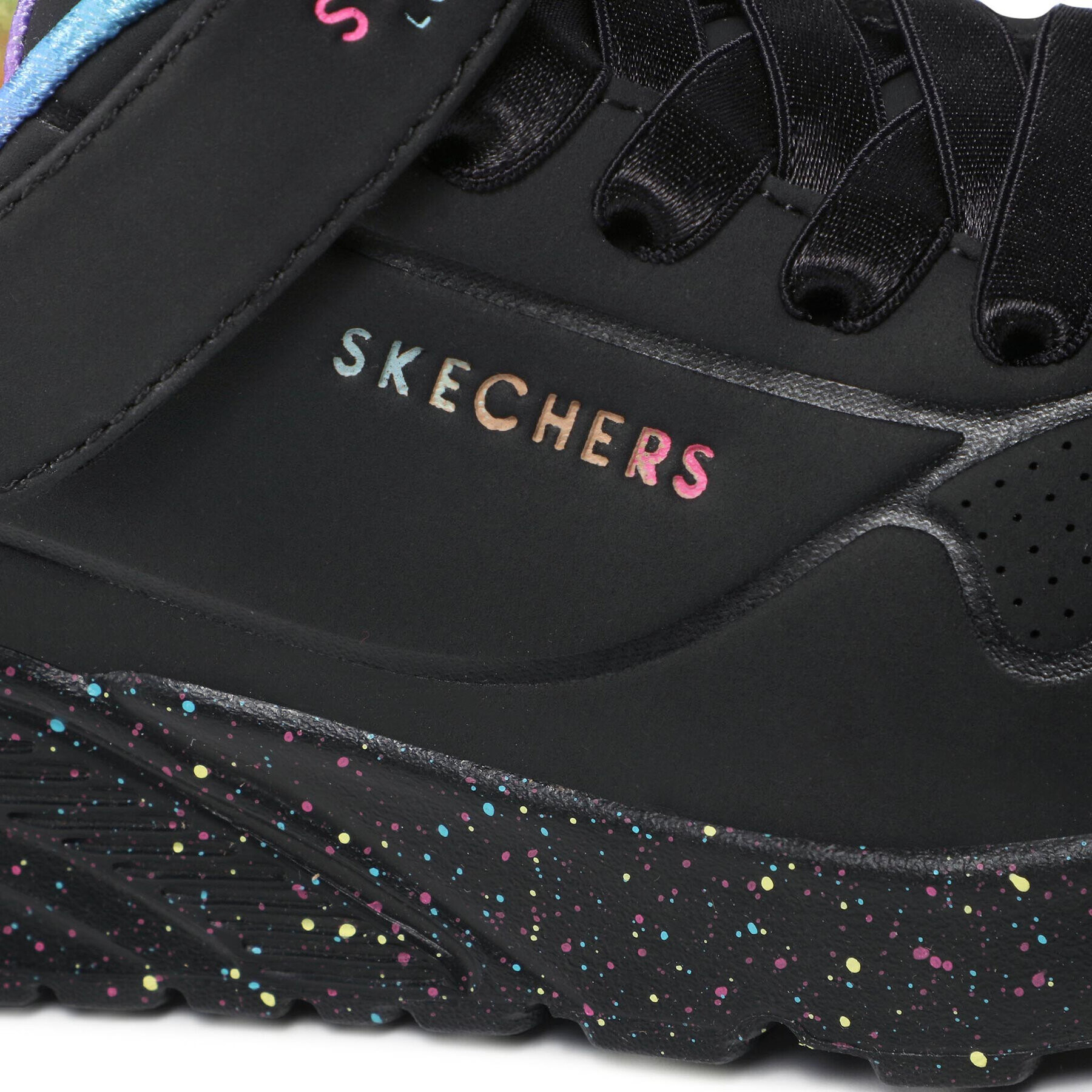 Skechers Superge Rainbow Specks 310457L/BKMT Črna - Pepit.si