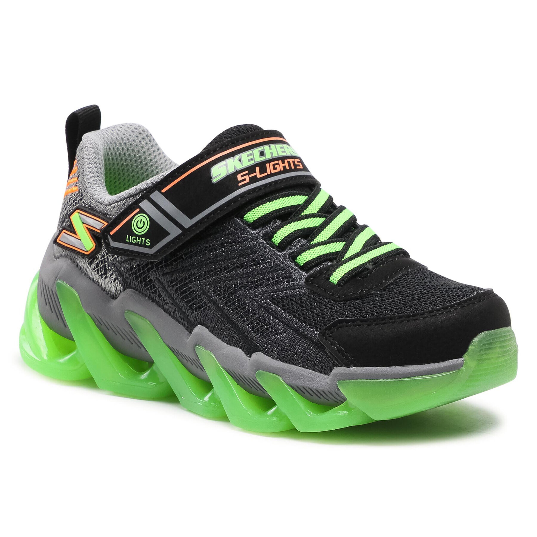 Skechers Superge S Lights 400130L/BKLM Črna - Pepit.si