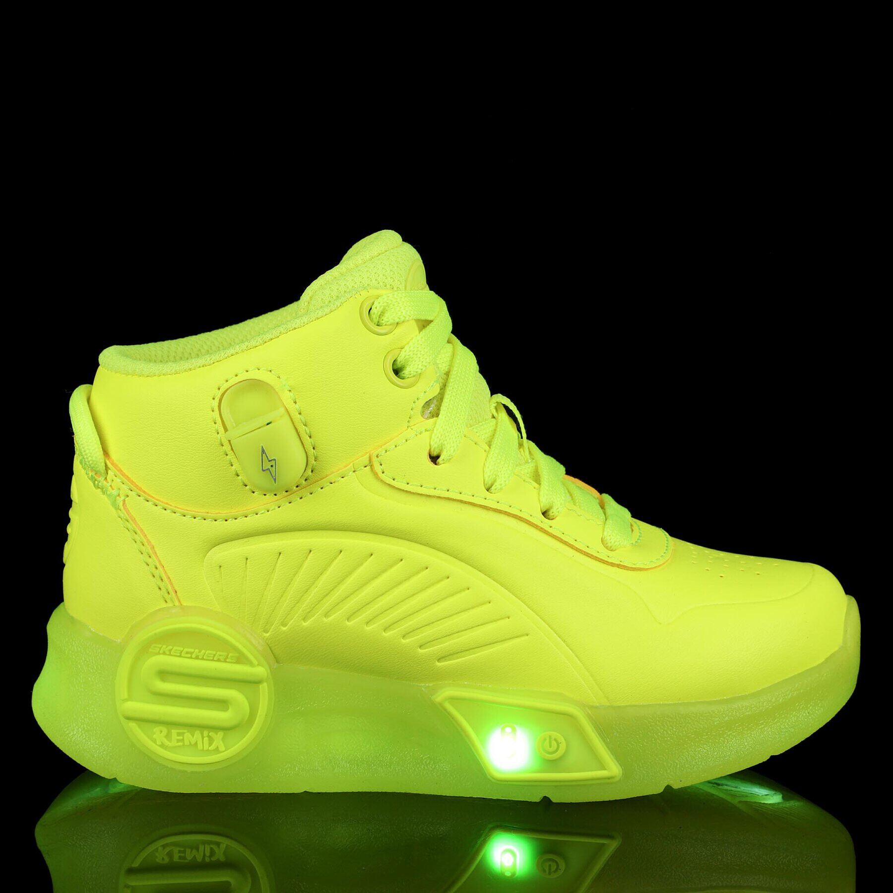 Skechers Superge S-Lights Remix 310100L/NYEL Rumena - Pepit.si