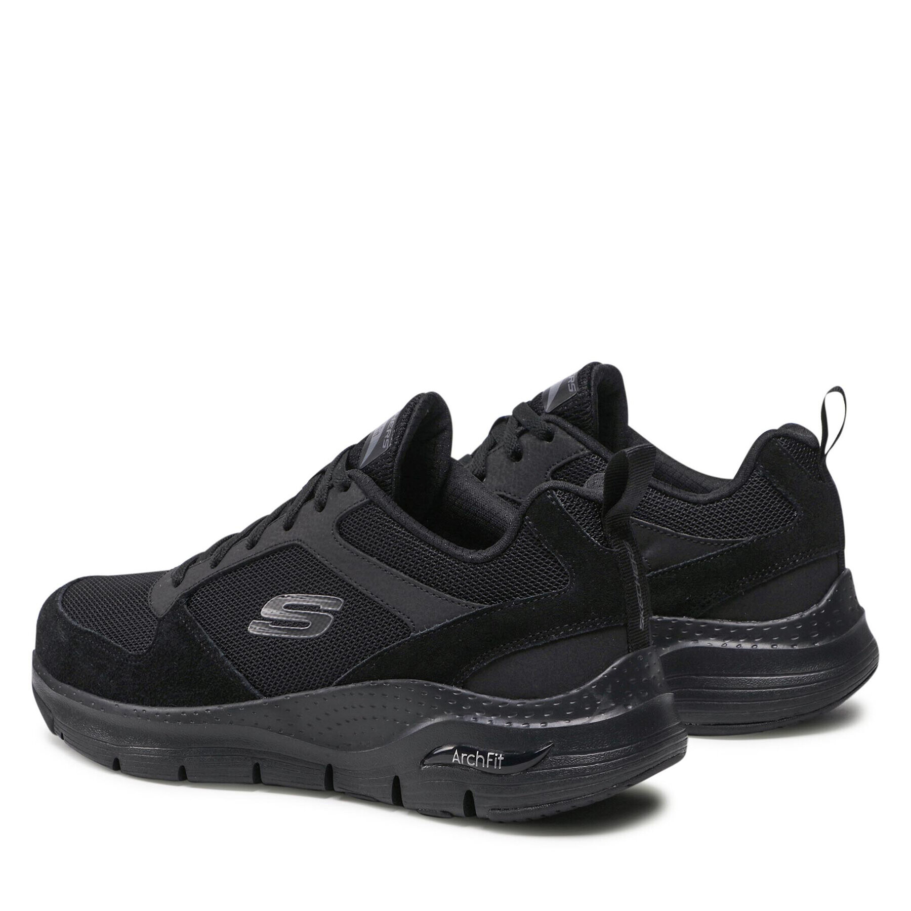 Skechers Superge Servitica 232101/BBK Črna - Pepit.si