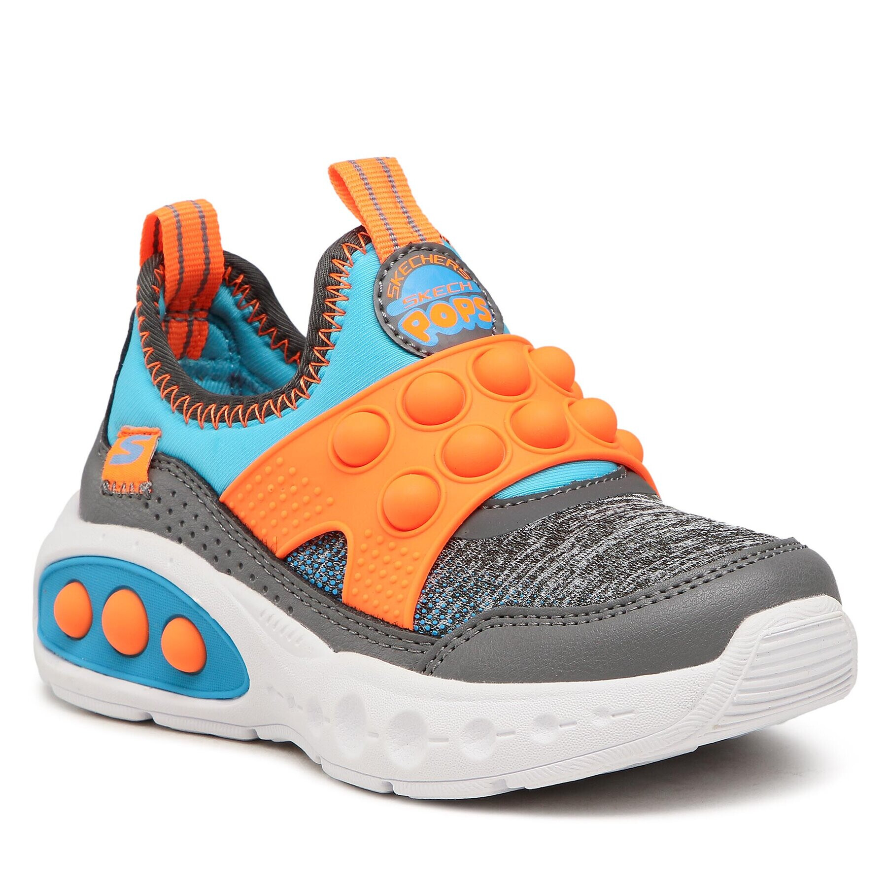 Skechers Superge Skech Pops 402170L/CCBL Siva - Pepit.si