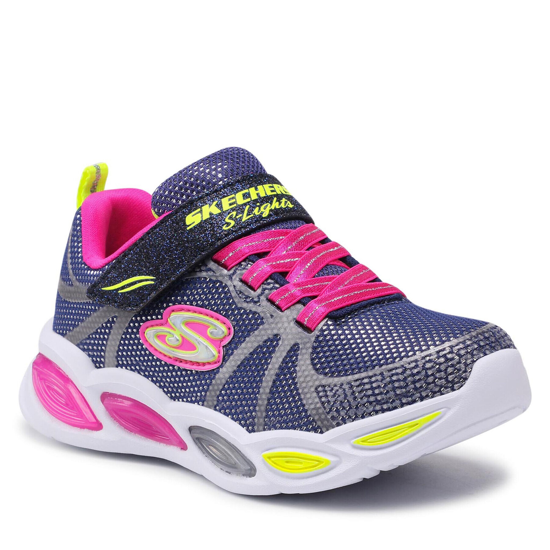 Skechers Superge Sporty Glow 302042L/NVMT Mornarsko modra - Pepit.si