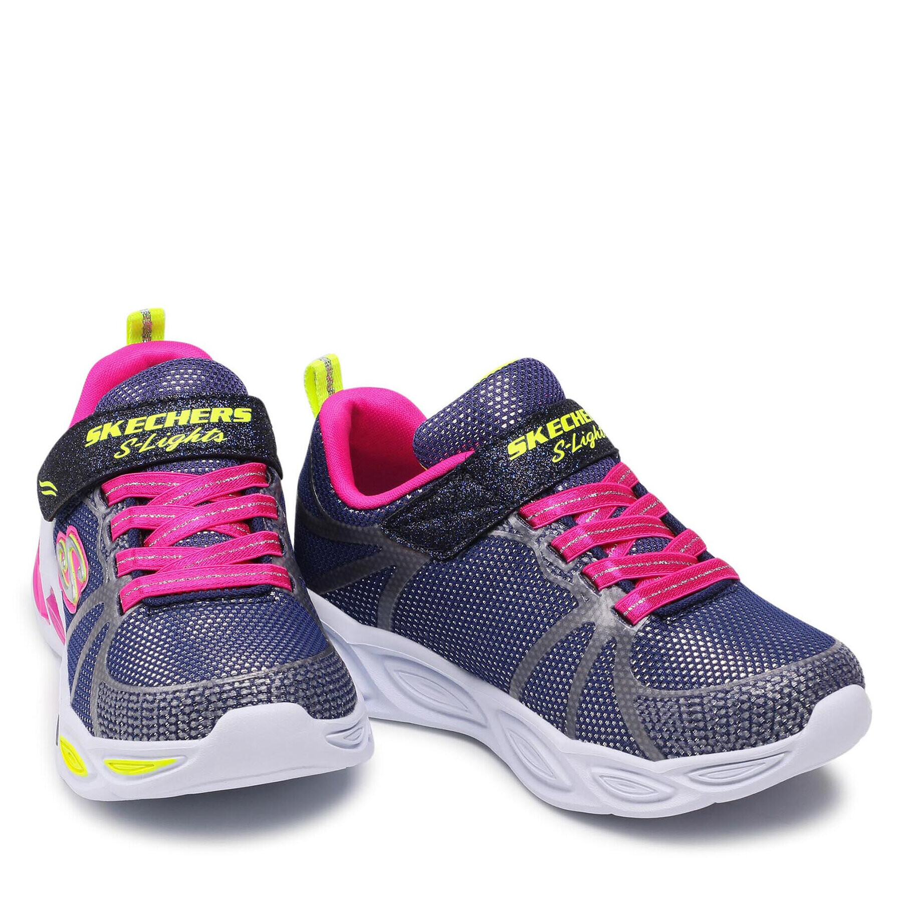 Skechers Superge Sporty Glow 302042L/NVMT Mornarsko modra - Pepit.si