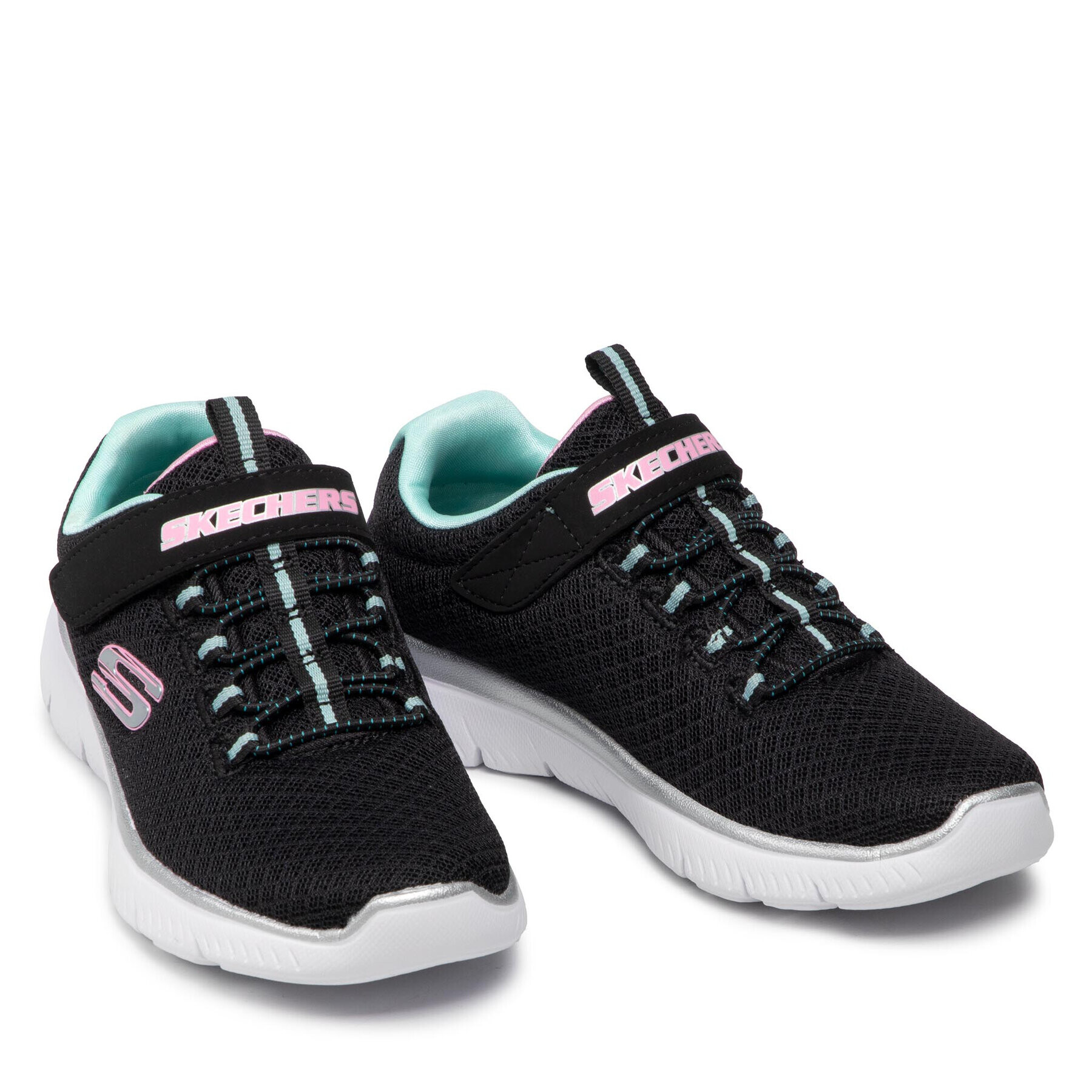 Skechers Superge Sweet Simplicity 302069L/BKTQ Črna - Pepit.si