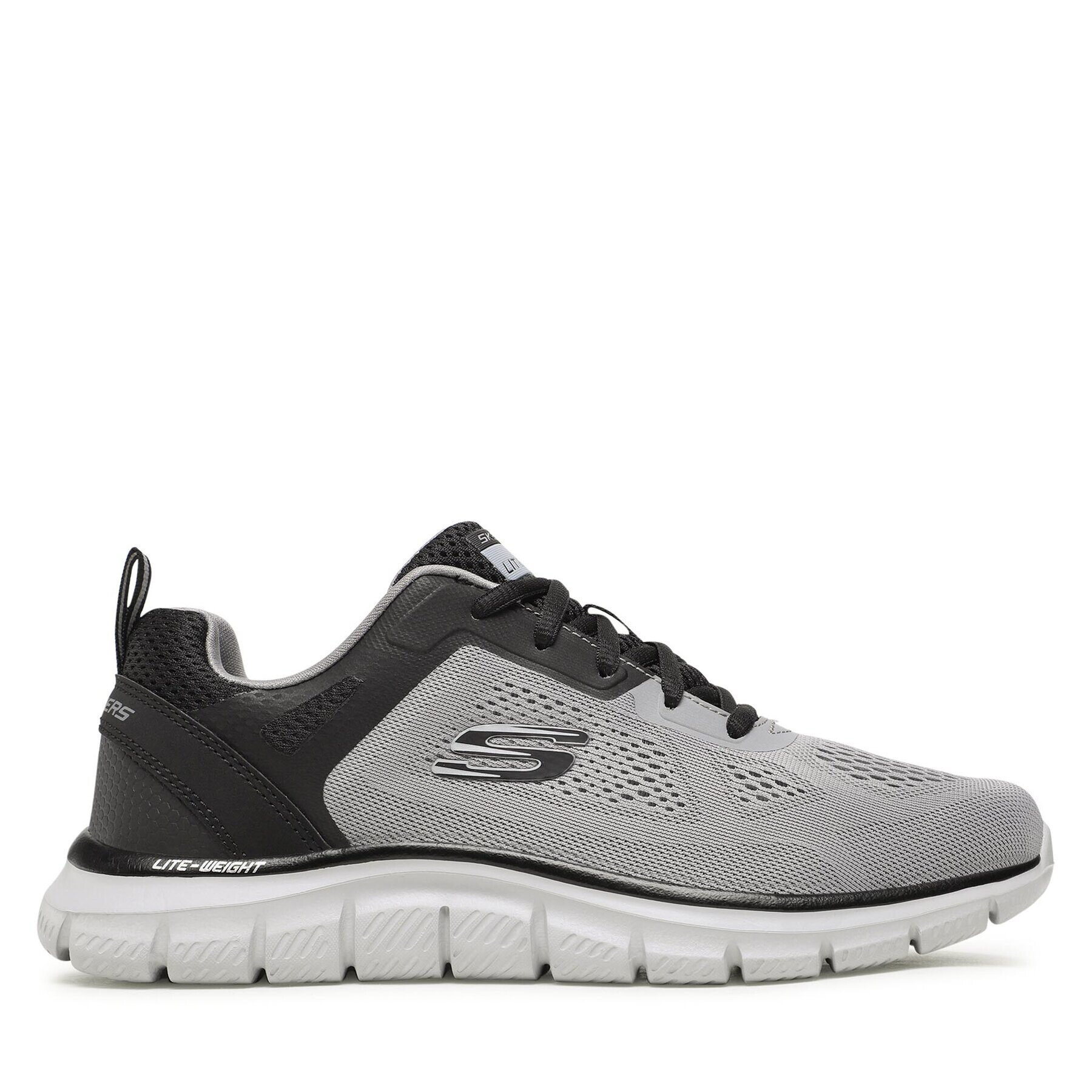 Skechers Superge Track Broader 232698/GYBK Siva - Pepit.si