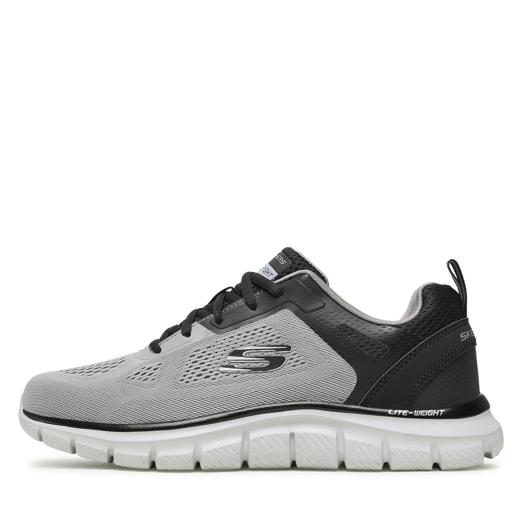 Skechers Superge Track Broader 232698/GYBK Siva - Pepit.si