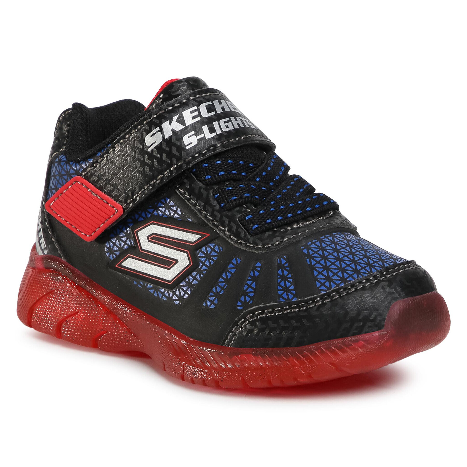 Skechers Superge Tuff Track 401520N/BKRB Črna - Pepit.si