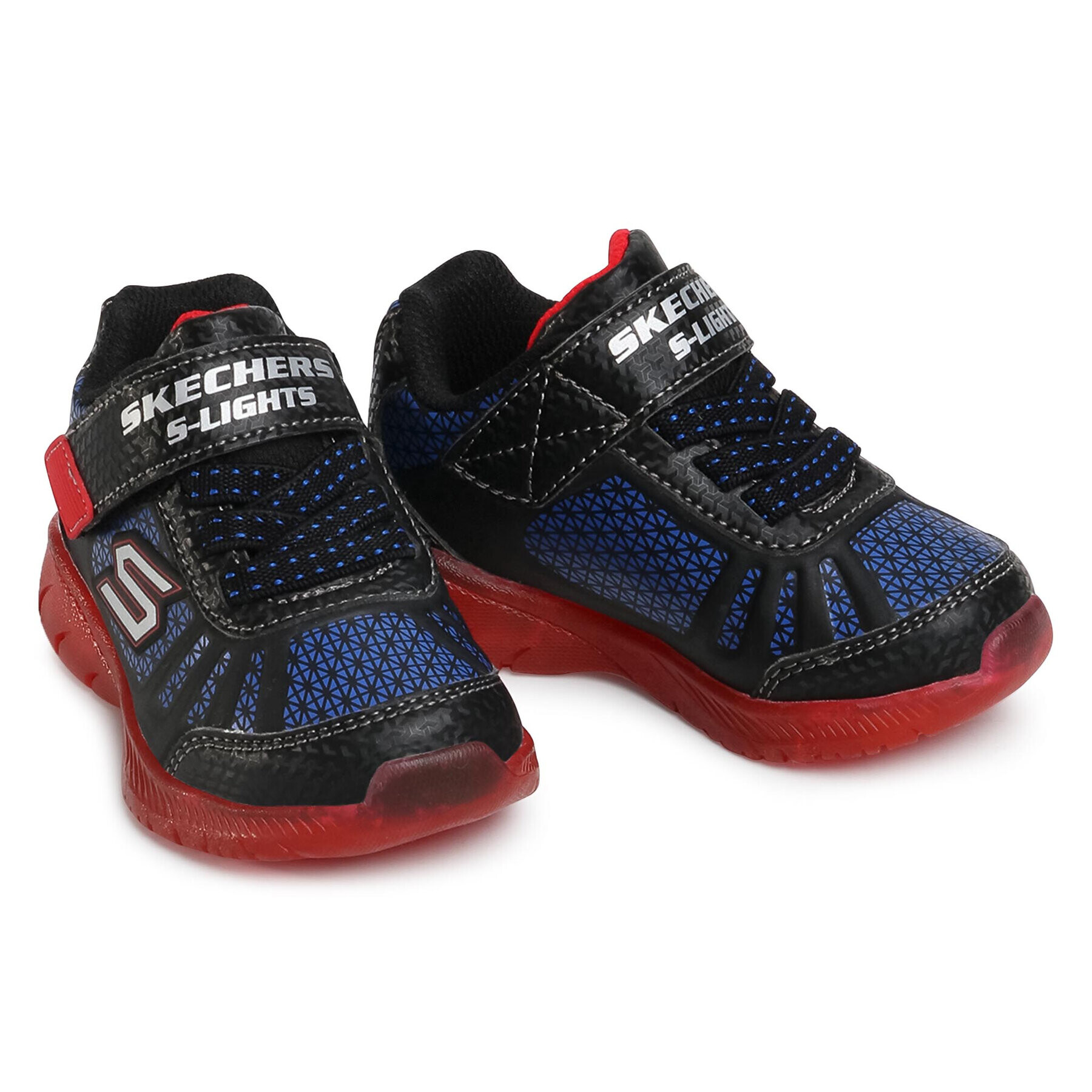 Skechers Superge Tuff Track 401520N/BKRB Črna - Pepit.si