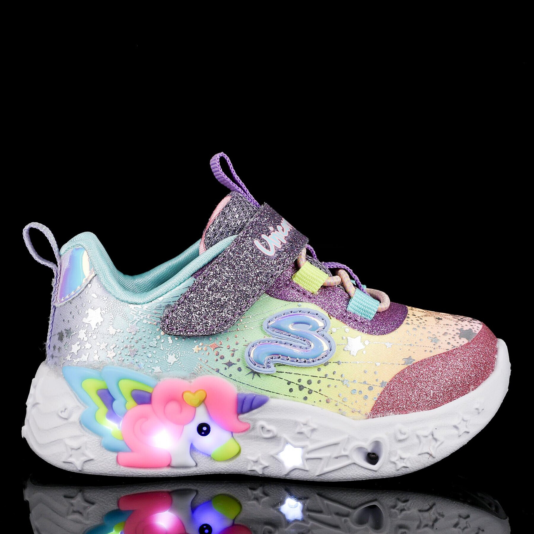 Skechers Superge Twilight Dream 302681N/PRMT Pisana - Pepit.si