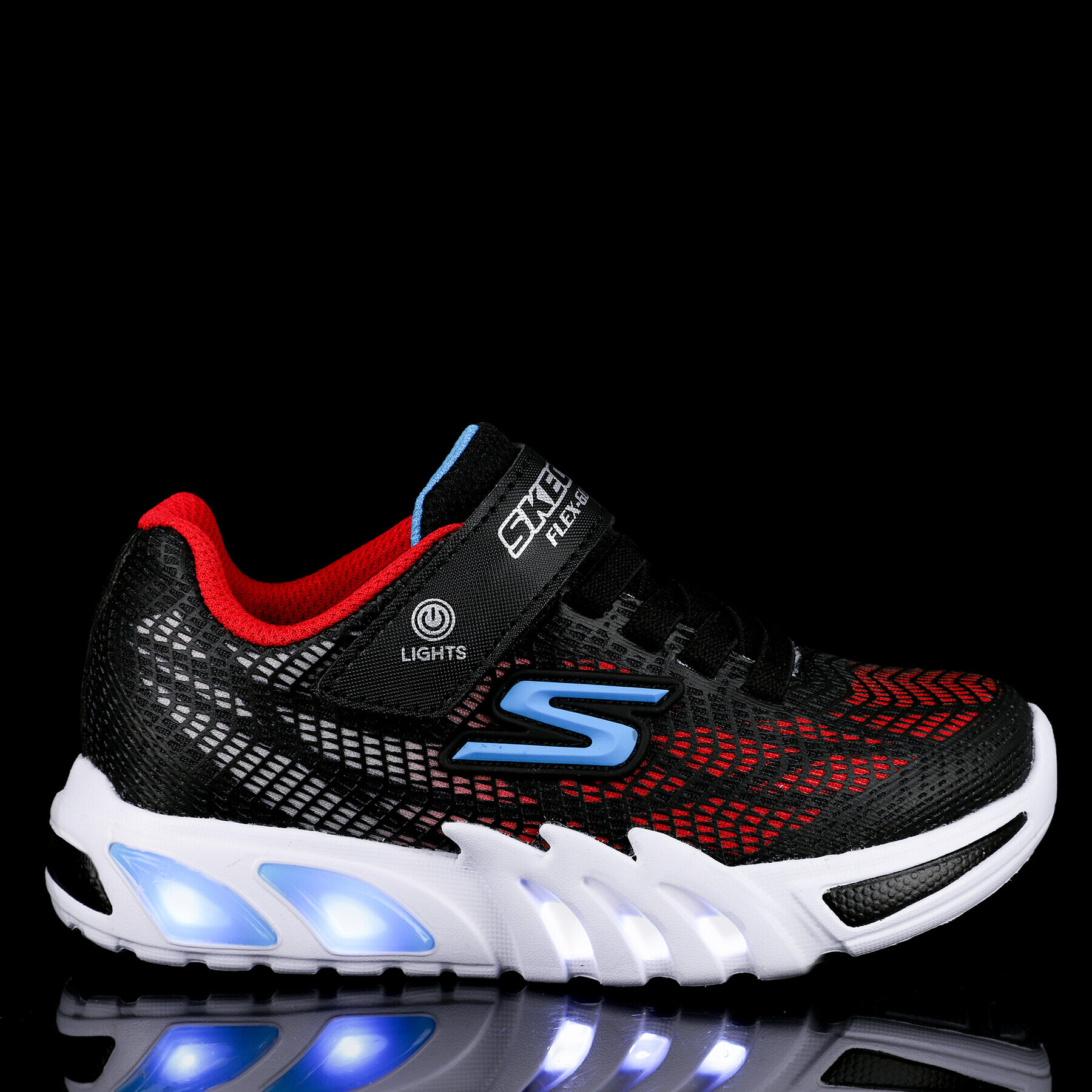 Skechers Superge Vorlo 400137L/BKRB Črna - Pepit.si