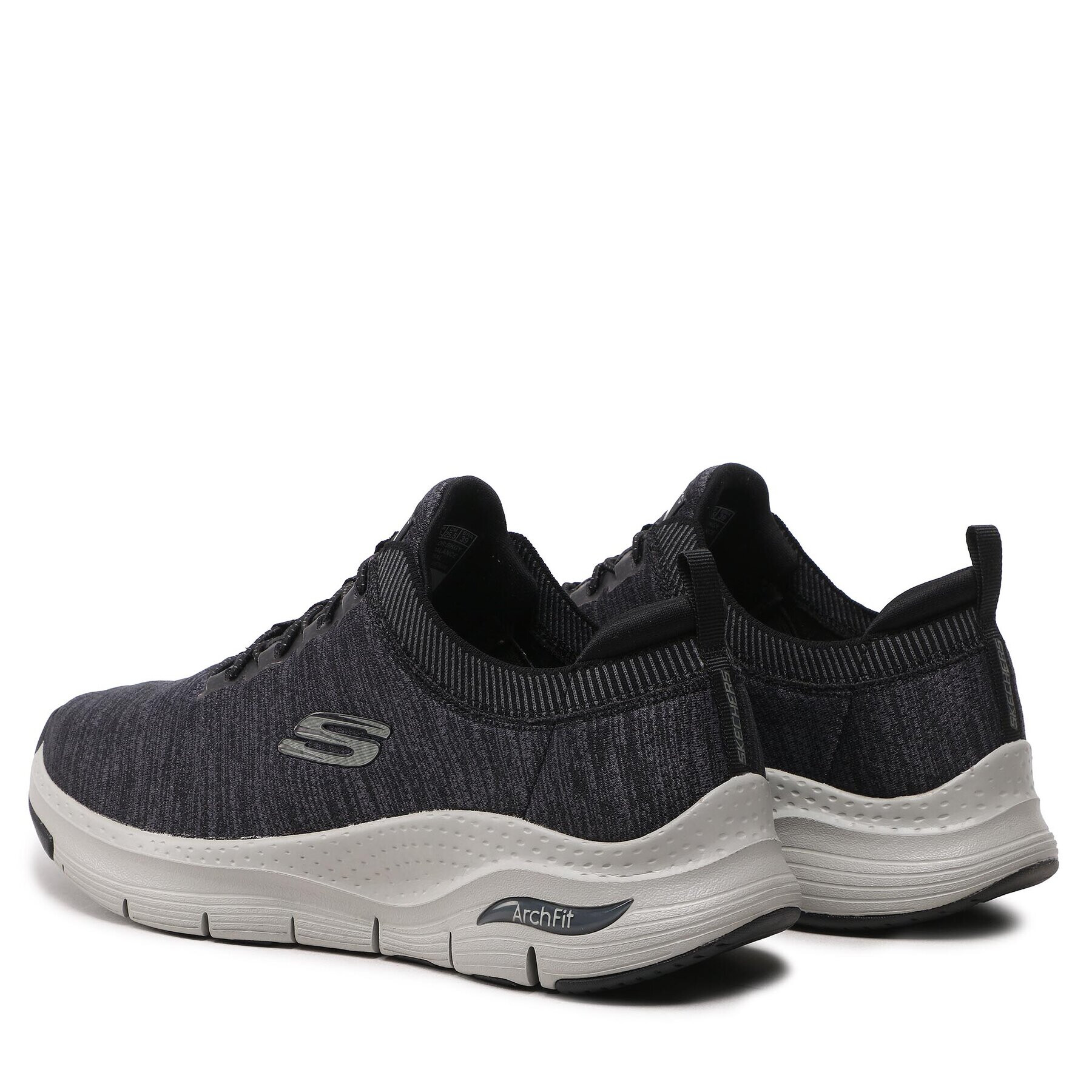 Skechers Superge Waveport 232301/BKGY Siva - Pepit.si