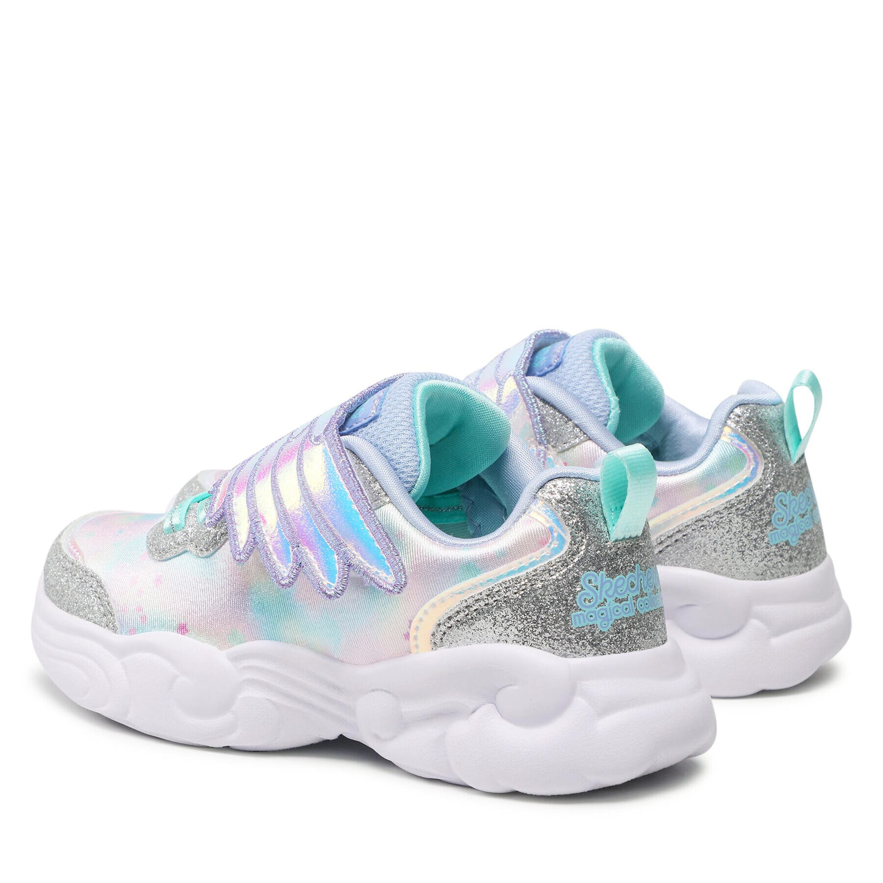 Skechers Superge Wing Dazzle 302209L/SMLT Srebrna - Pepit.si