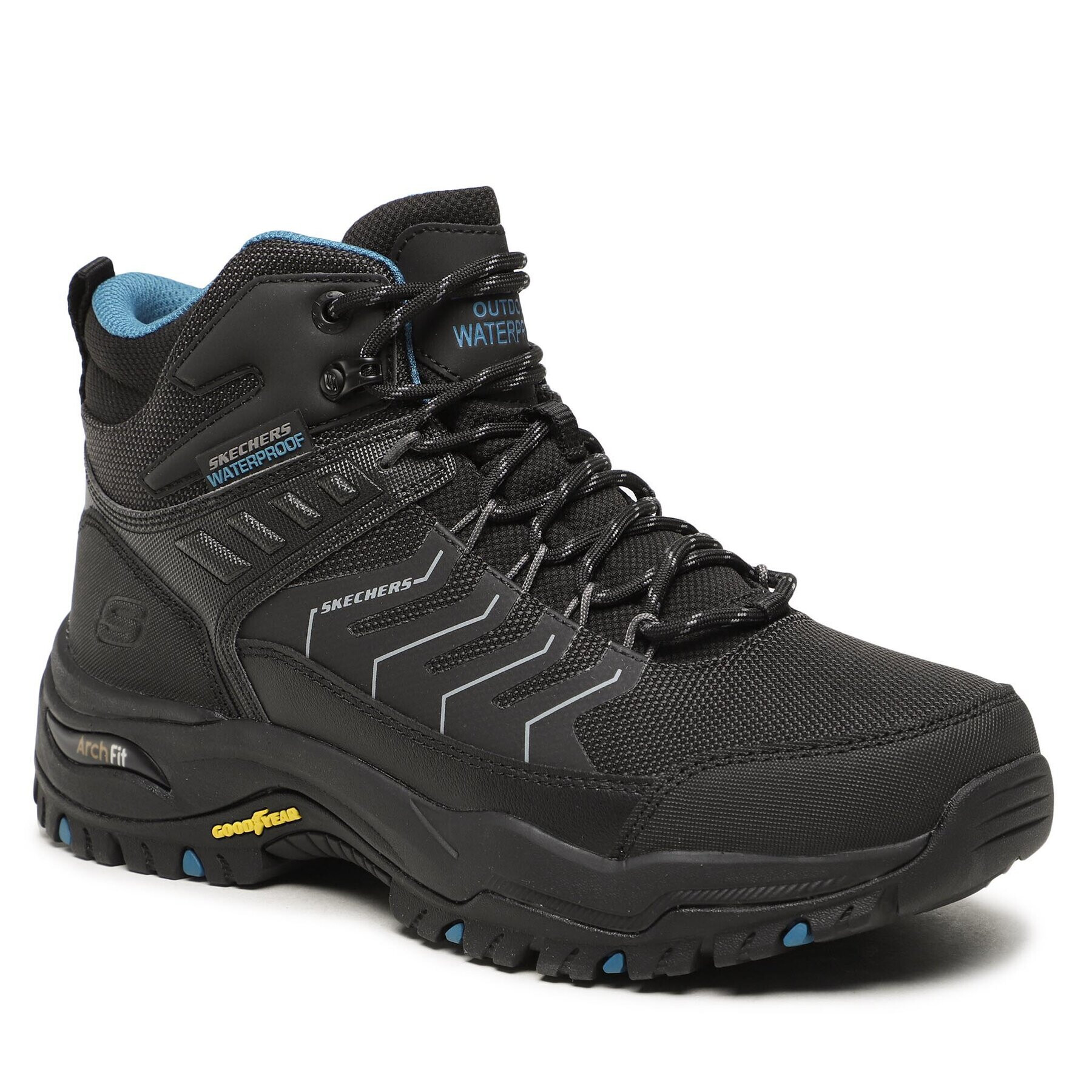 Skechers Trekking čevlji Arch Fit Dawson Raveno 204634/BLK Črna - Pepit.si