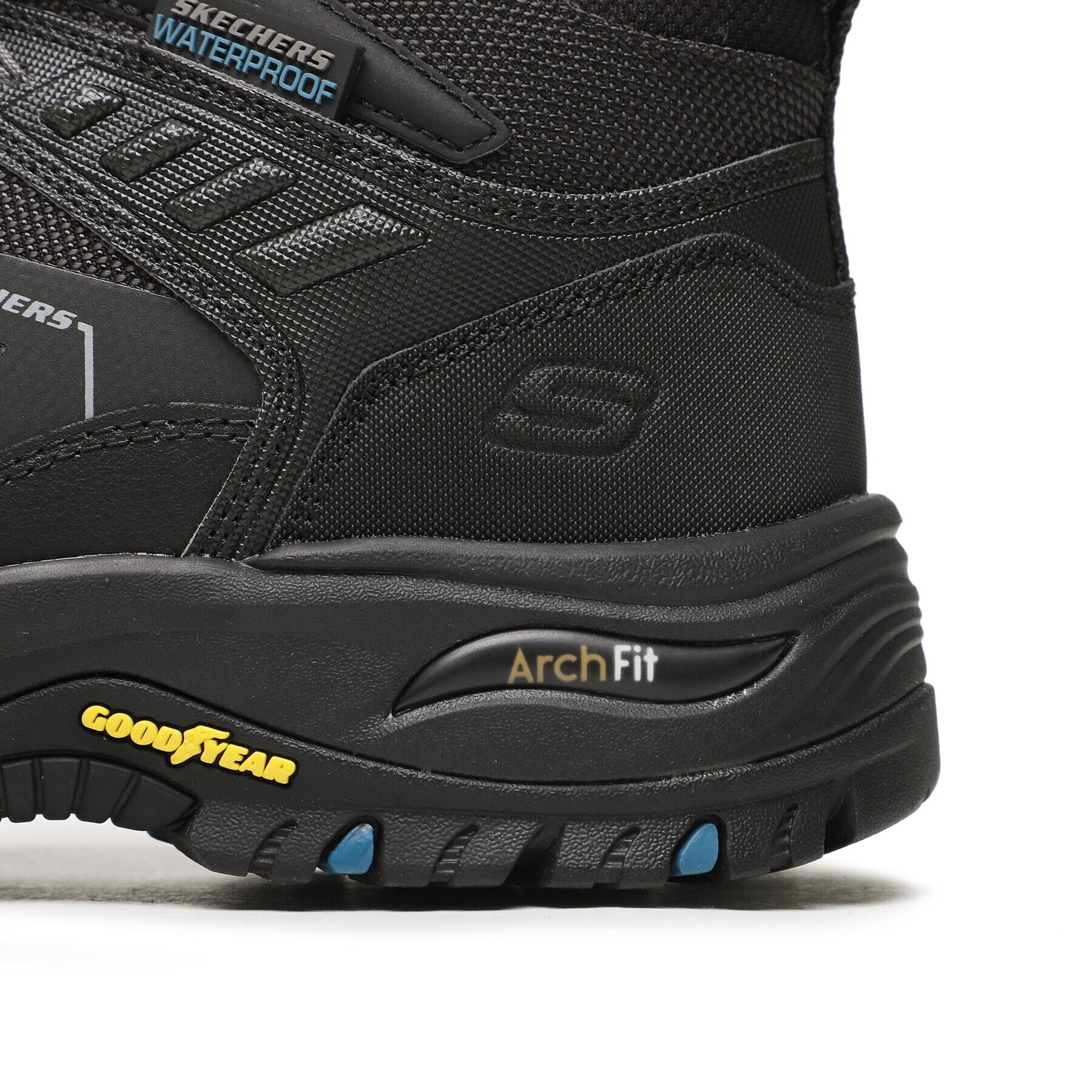 Skechers Trekking čevlji Arch Fit Dawson Raveno 204634/BLK Črna - Pepit.si