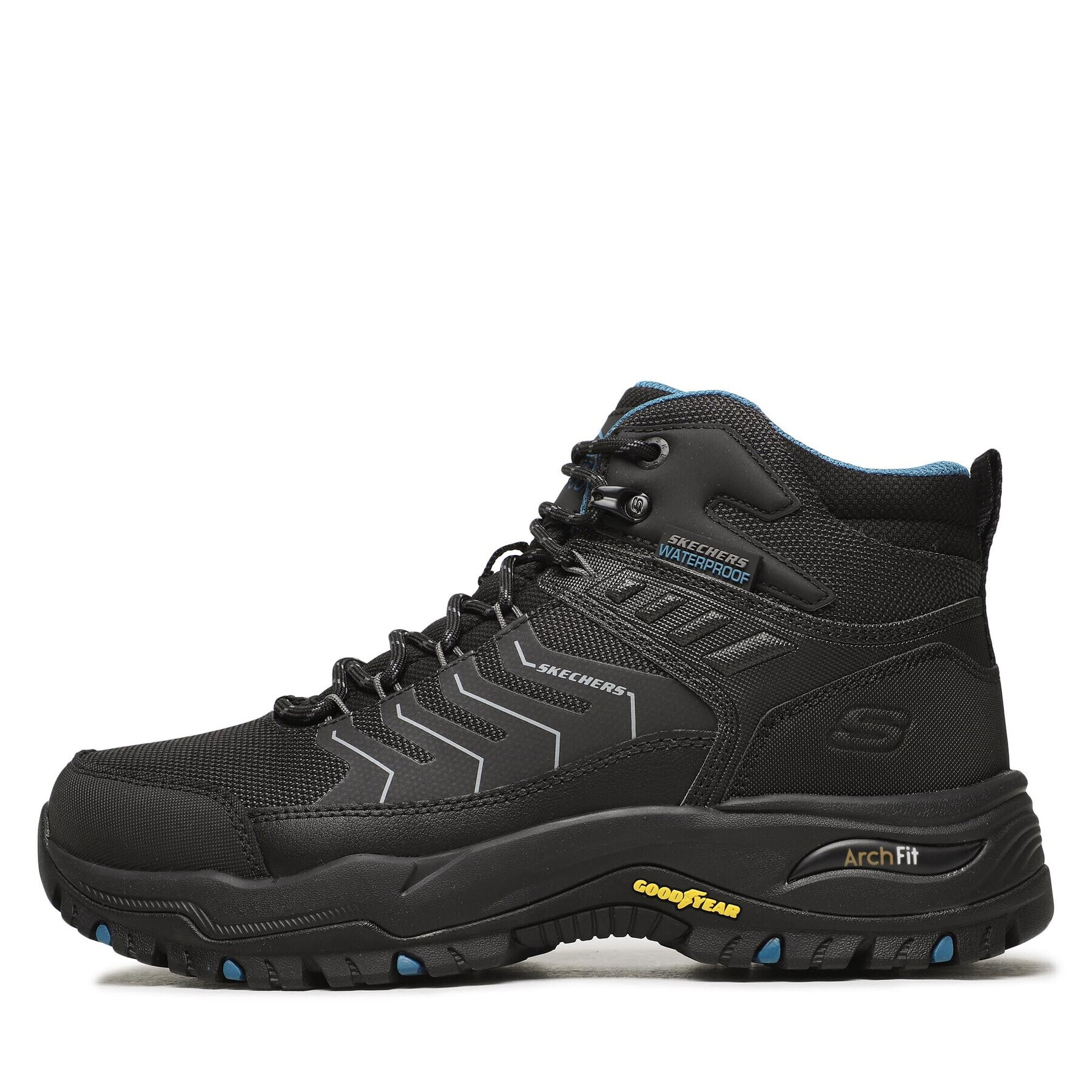 Skechers Trekking čevlji Arch Fit Dawson Raveno 204634/BLK Črna - Pepit.si