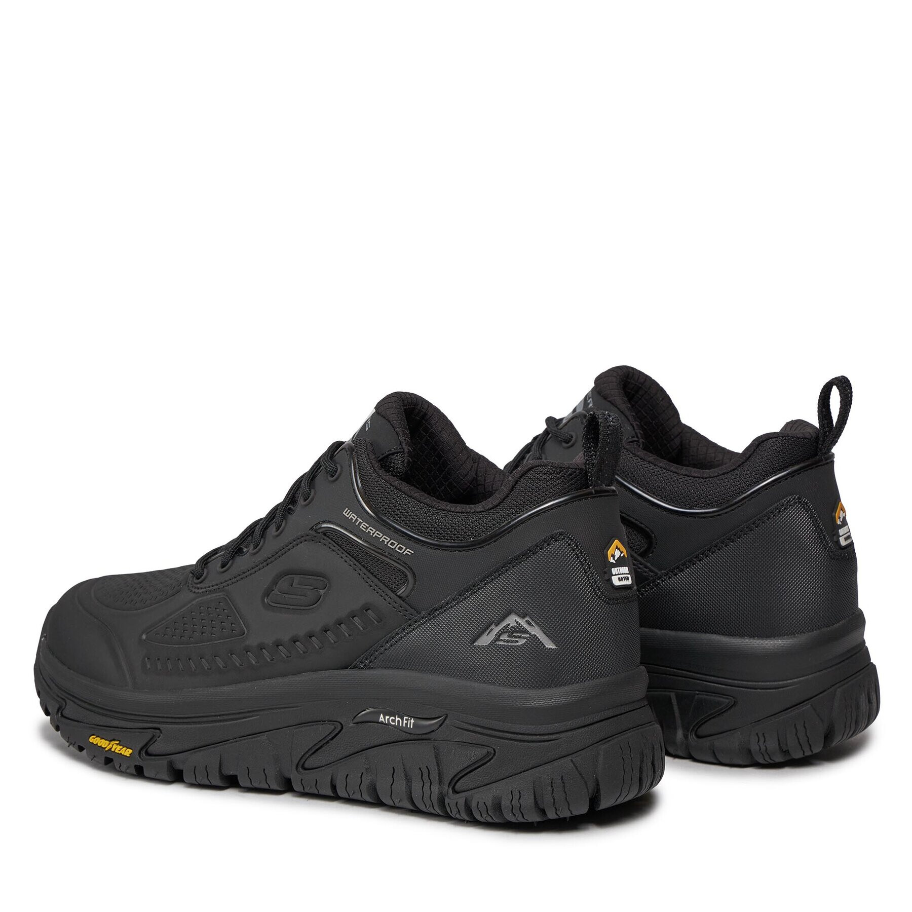 Skechers Trekking čevlji Arch Fit Road Walker Pyles Peak 237490/BBK Črna - Pepit.si