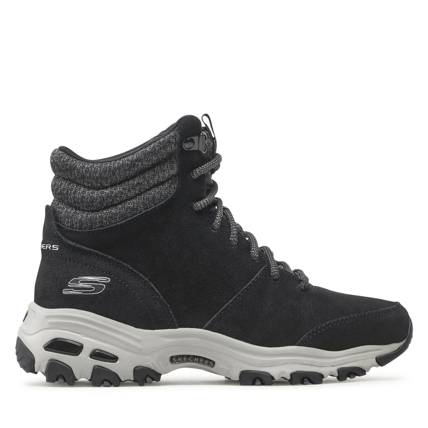 Skechers Trekking čevlji Chill Flurry 49727/BLK Črna - Pepit.si