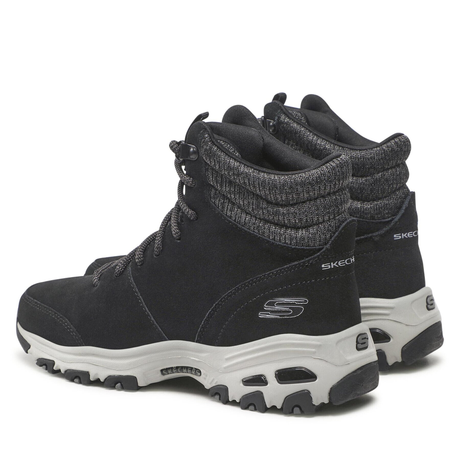 Skechers Trekking čevlji Chill Flurry 49727/BLK Črna - Pepit.si