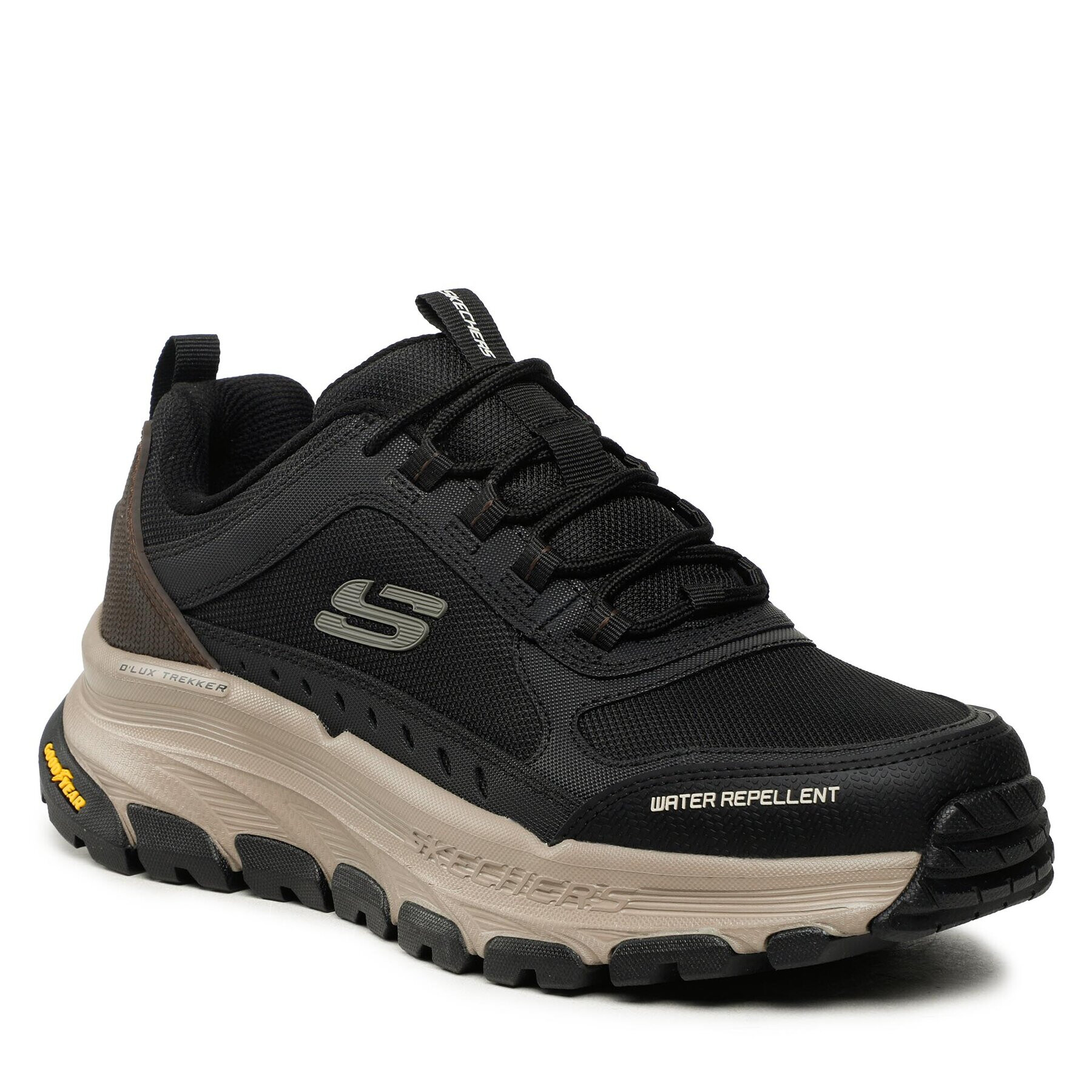 Skechers Trekking čevlji D'Lux Trekker 237565/BKNT Črna - Pepit.si