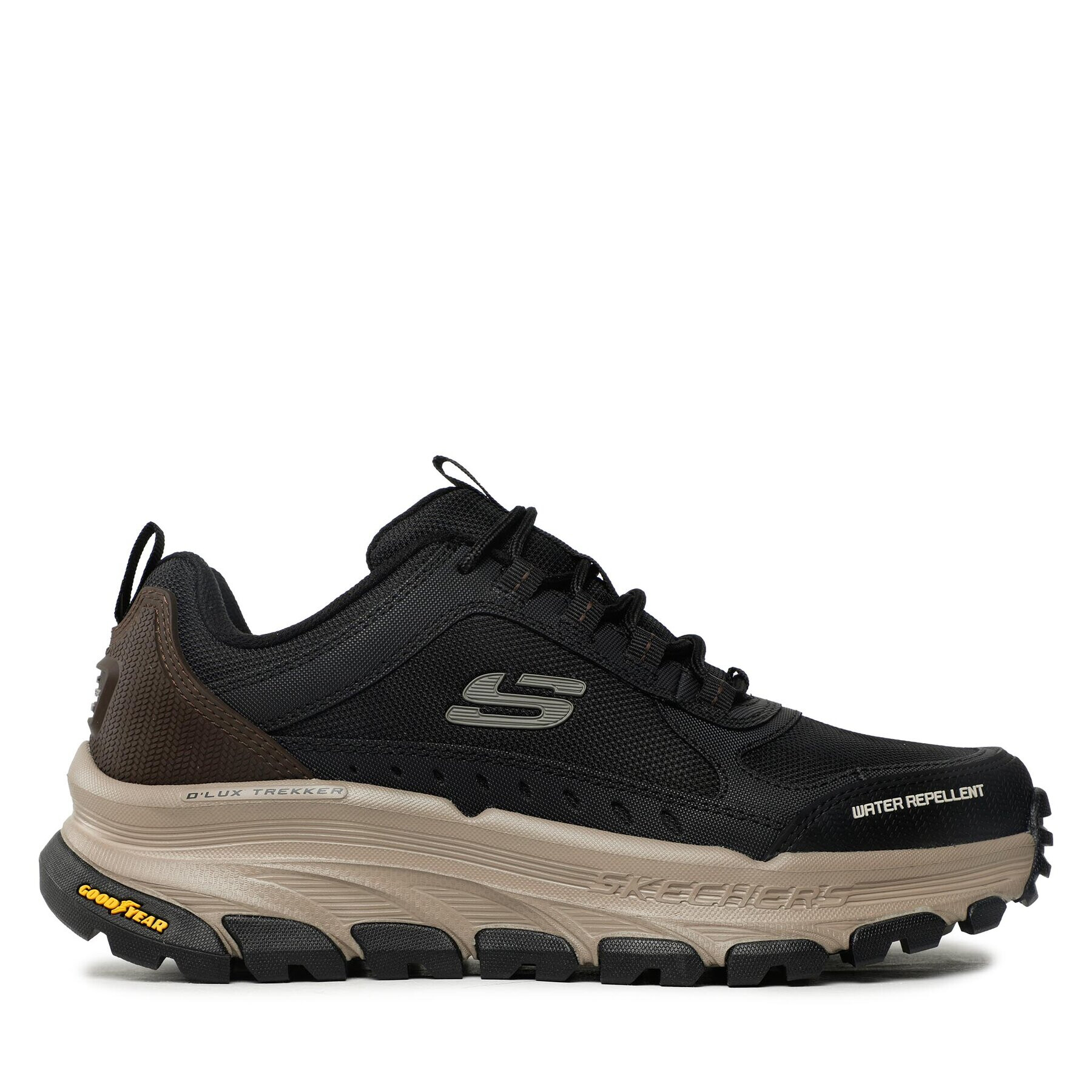 Skechers Trekking čevlji D'Lux Trekker 237565/BKNT Črna - Pepit.si