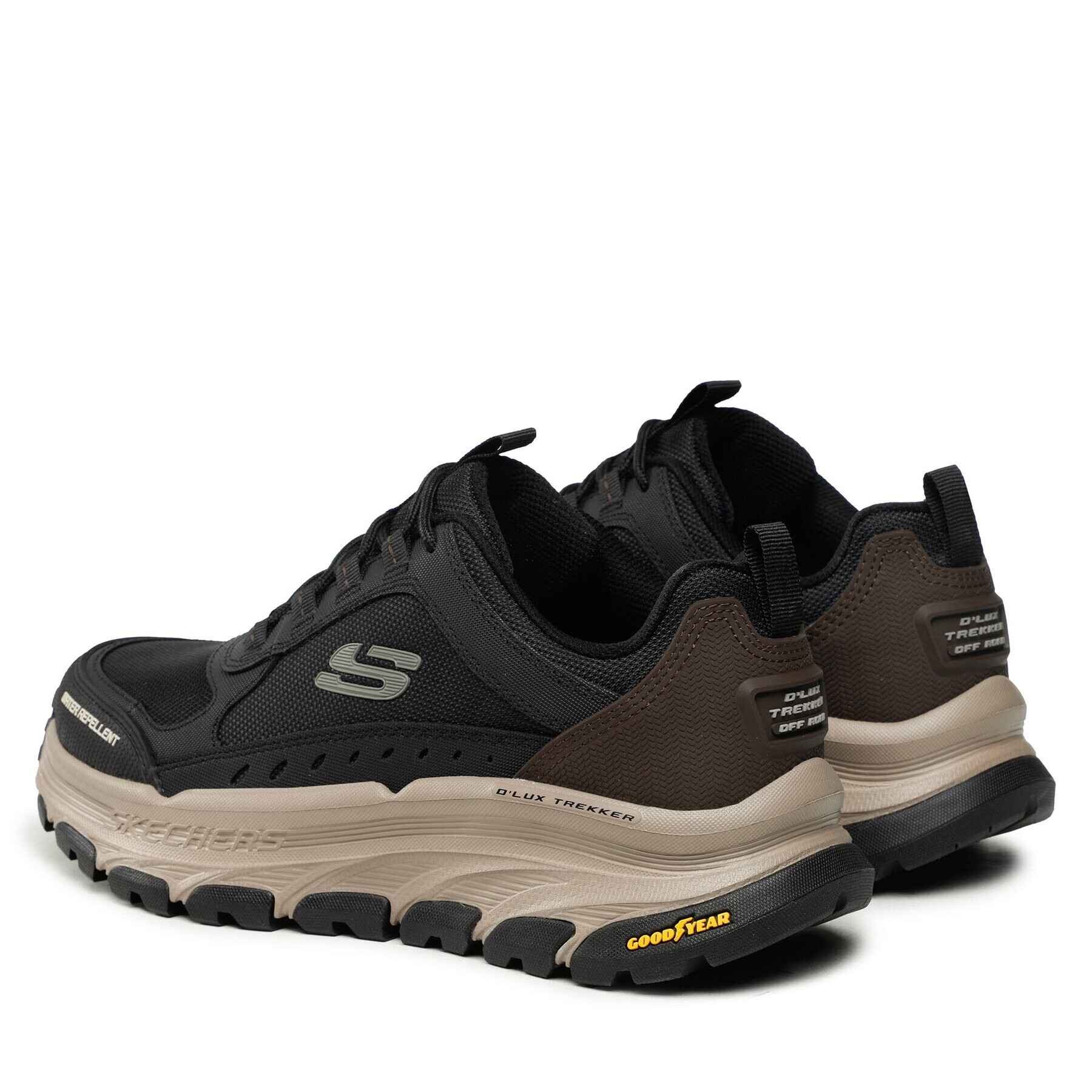 Skechers Trekking čevlji D'Lux Trekker 237565/BKNT Črna - Pepit.si