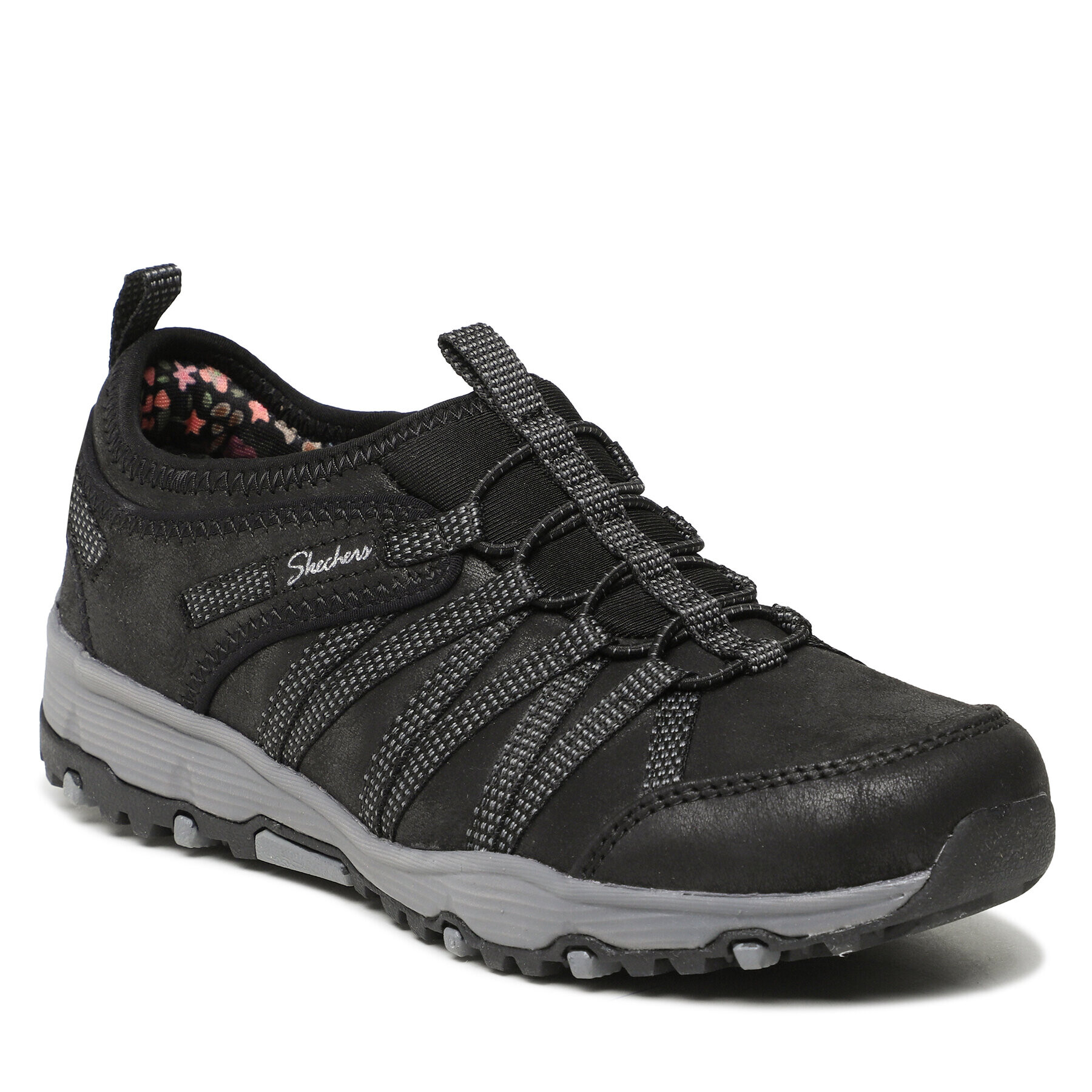 Skechers Trekking čevlji Flowerette 158420 Črna - Pepit.si