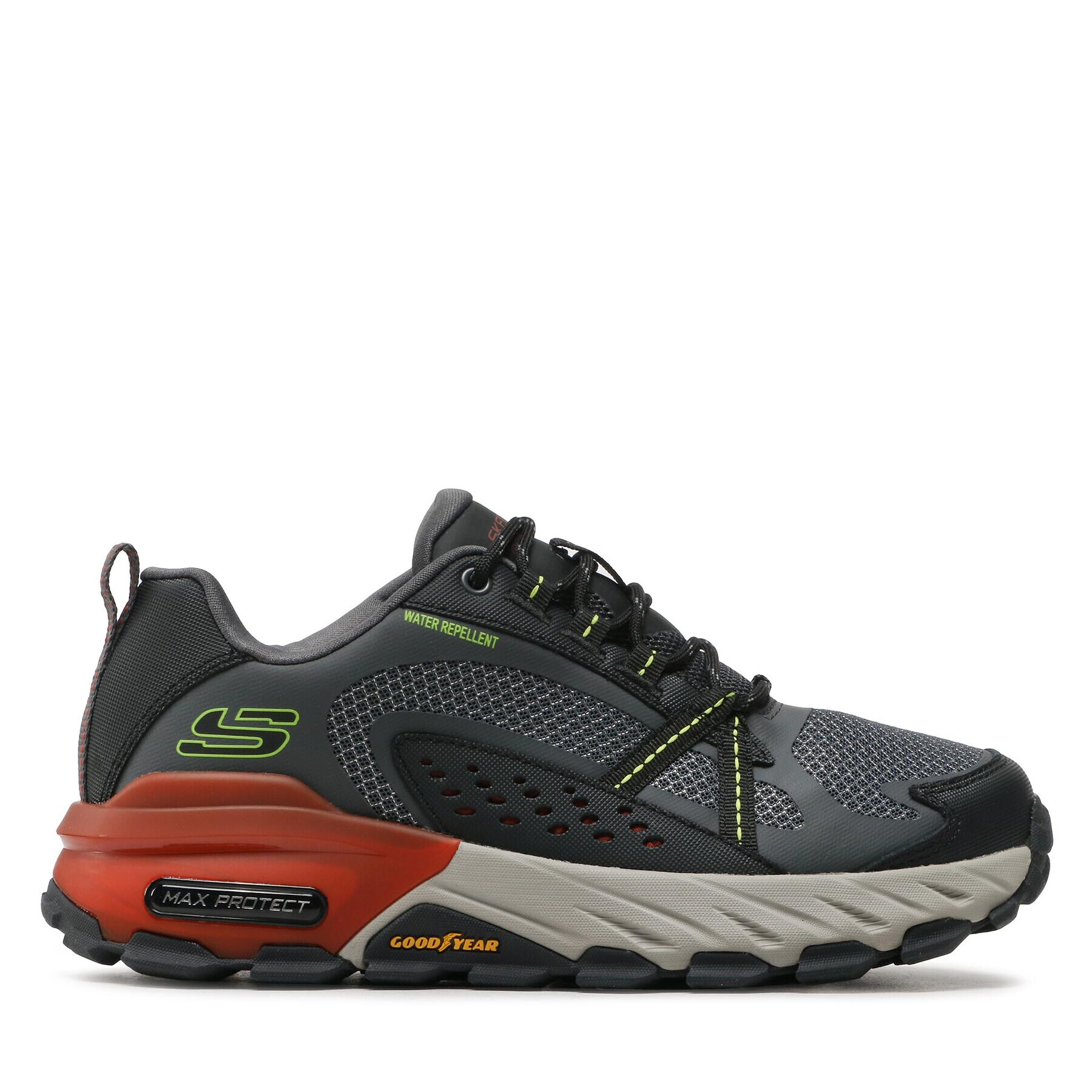 Skechers Trekking čevlji Max Protect 237303/CCMT Siva - Pepit.si