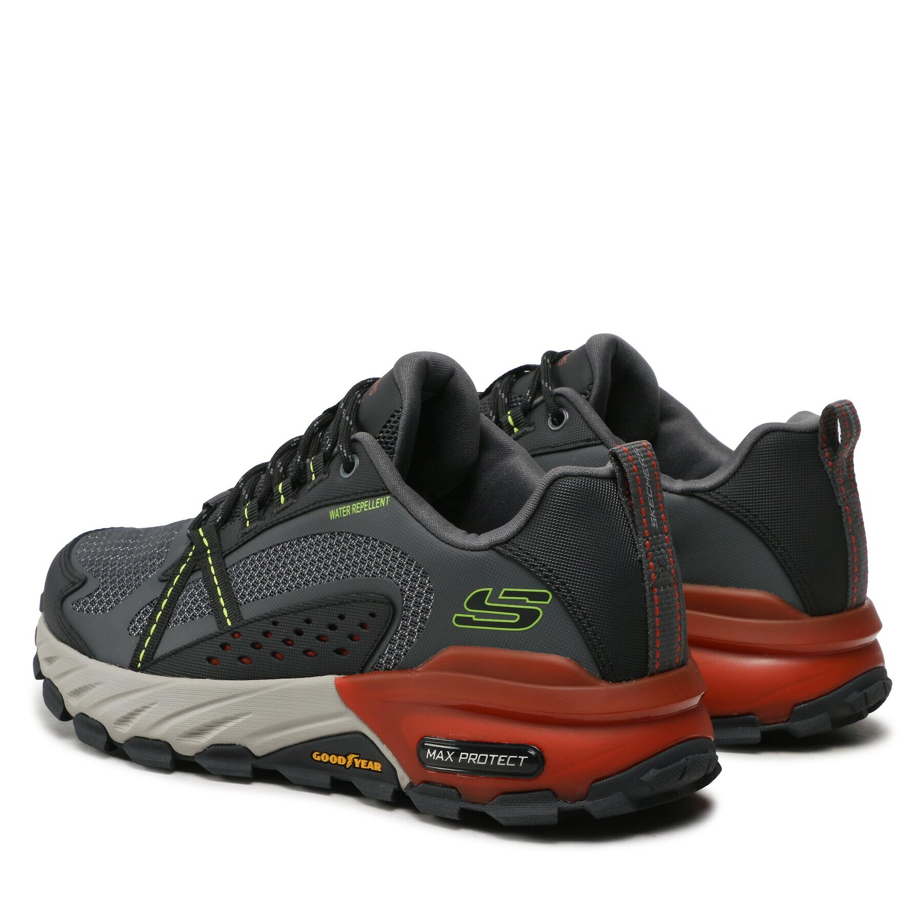 Skechers Trekking čevlji Max Protect 237303/CCMT Siva - Pepit.si